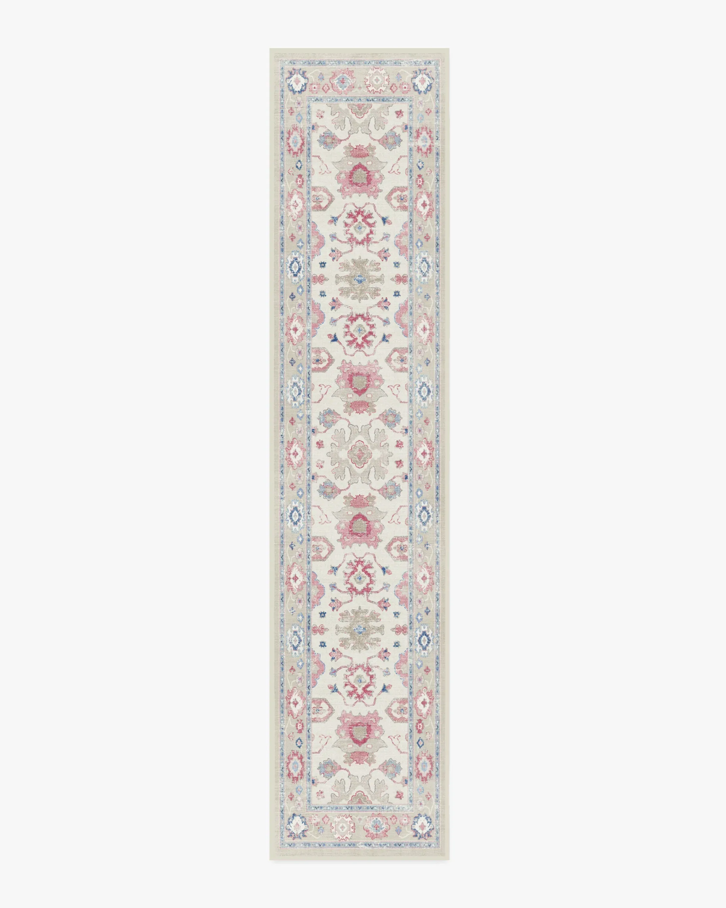 Medium Area Rug Machine Washable - Pink
