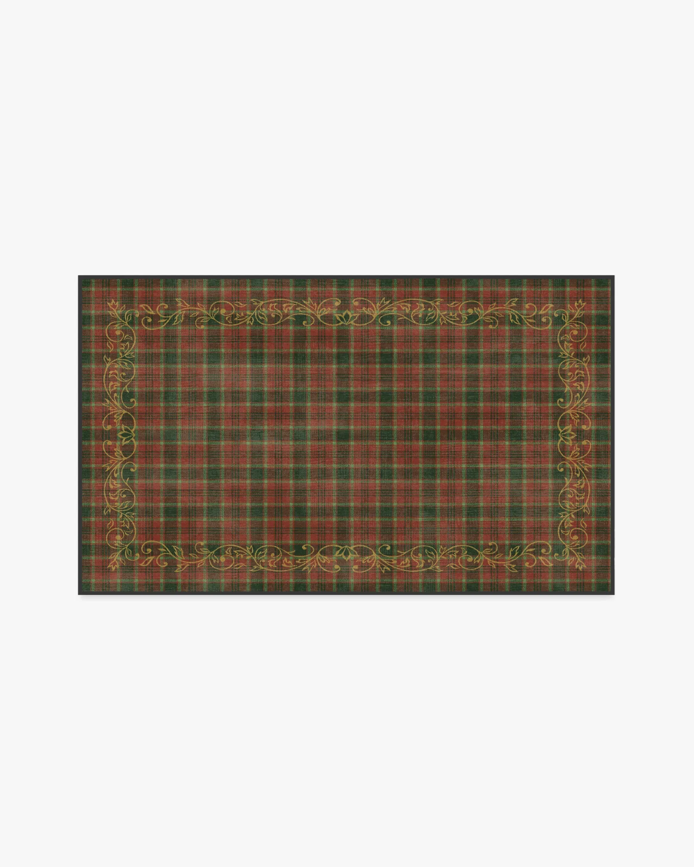 Medium Area Rug Machine Washable - Red