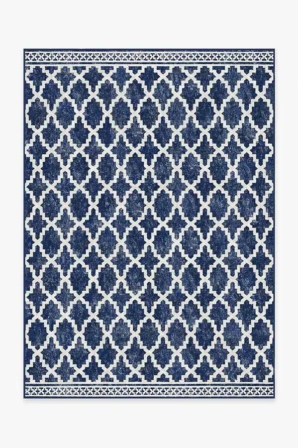 Medium Area Rug Machine Washable - Royal Blue