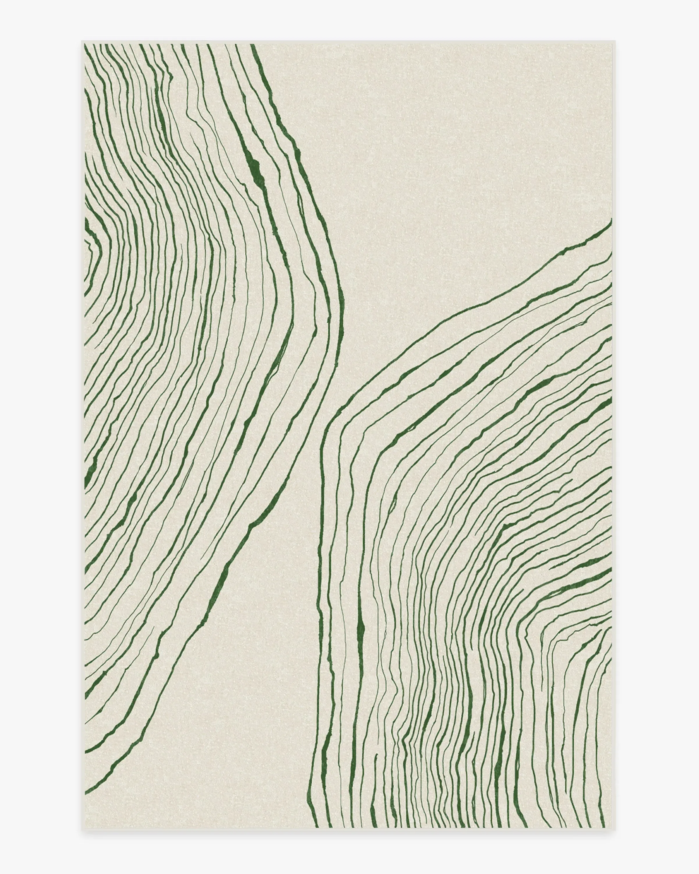 Medium Area Rug Machine Washable - Sage, Chenille