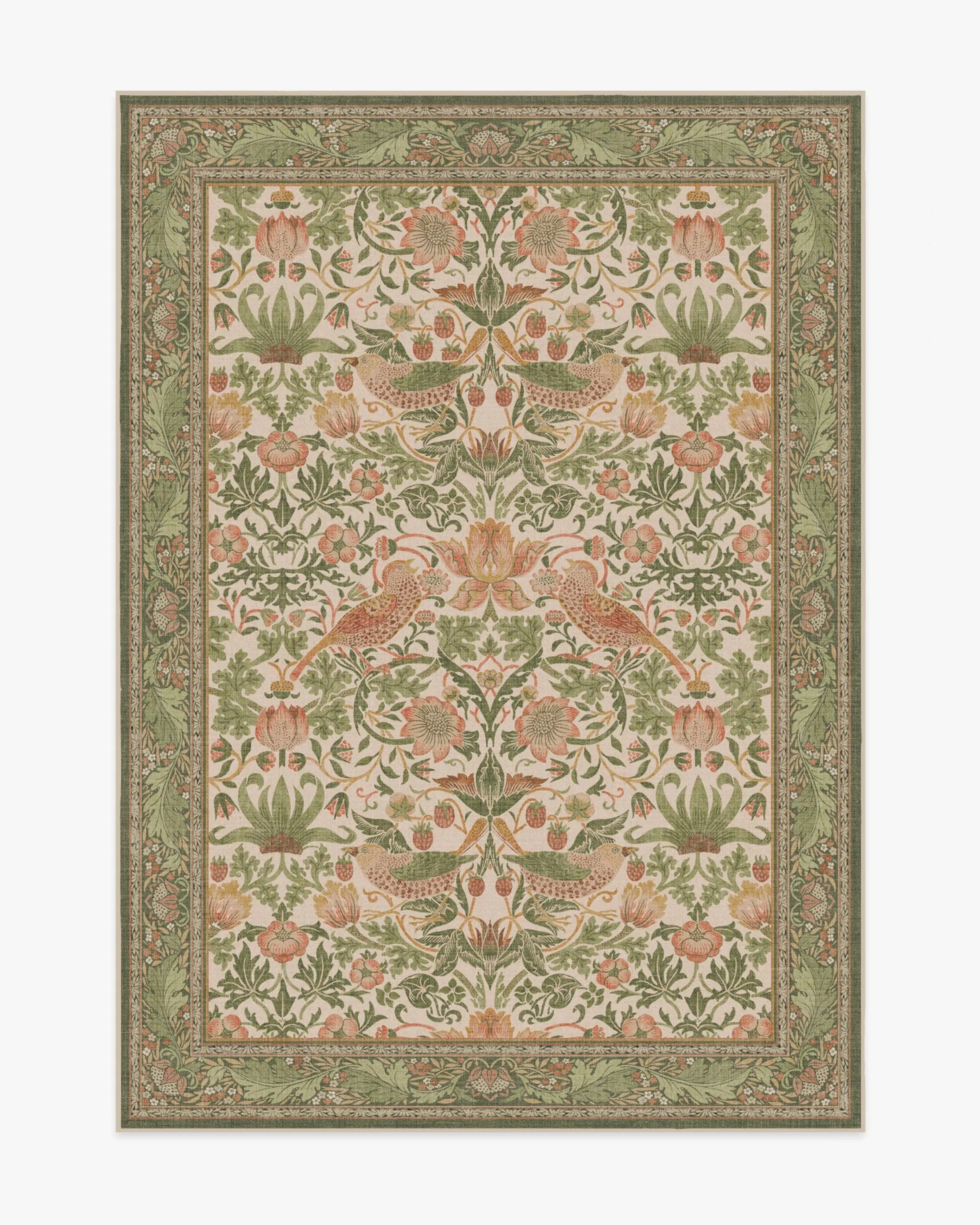 Medium Area Rug Machine Washable - Sage & Rose