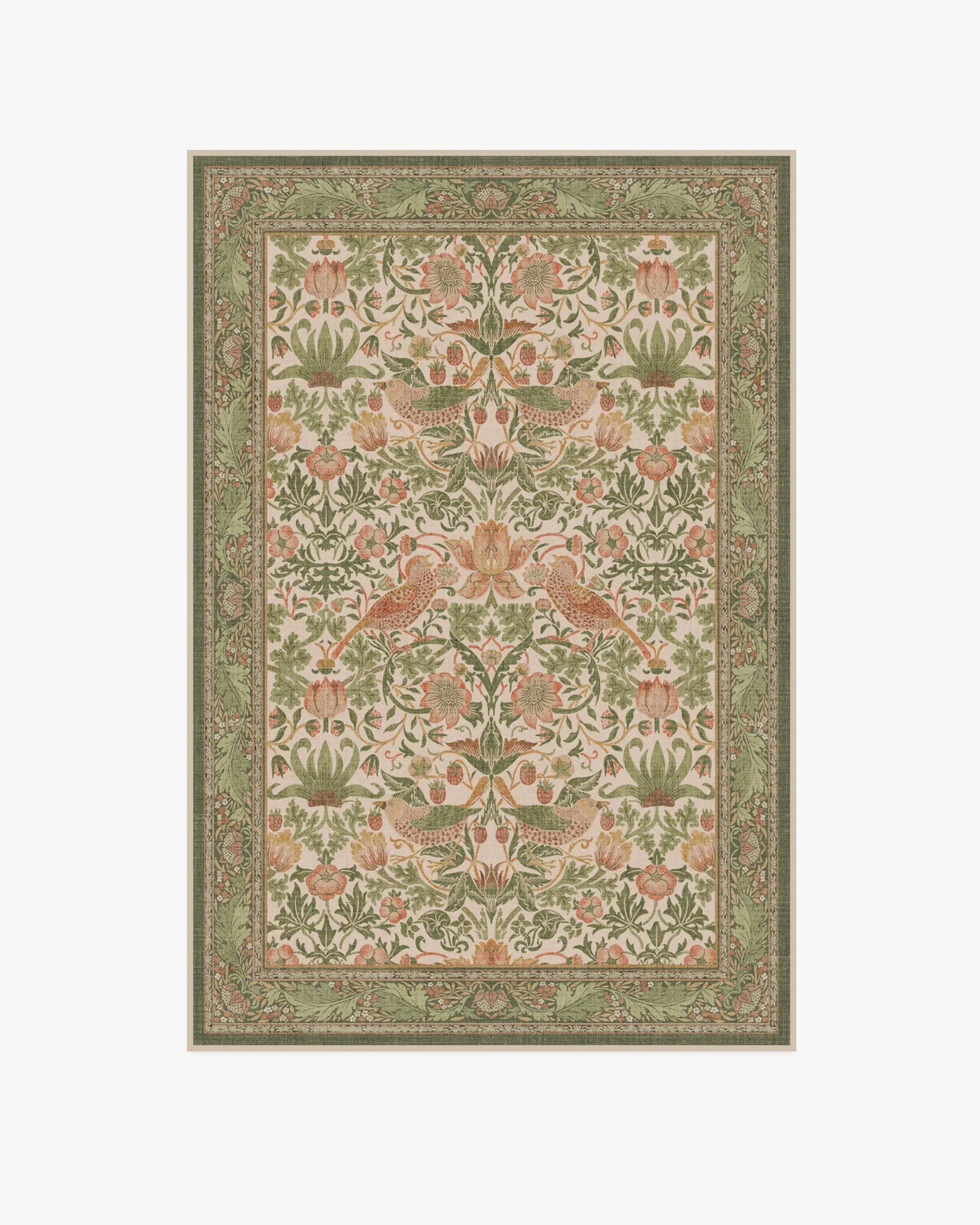 Medium Area Rug Machine Washable - Sage & Rose