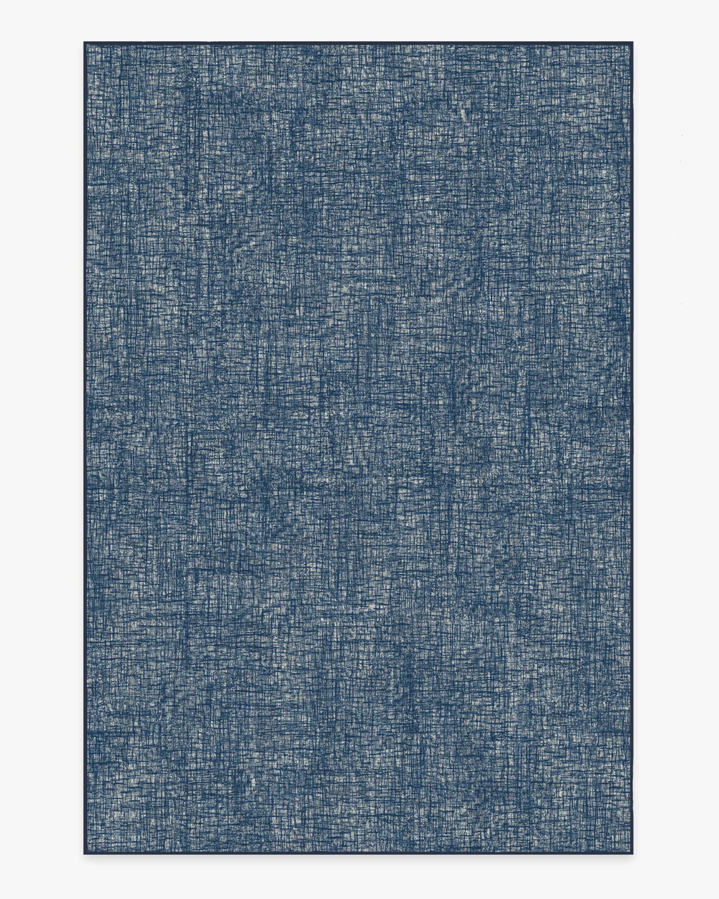 Medium Area Rug Machine Washable - Sapphire