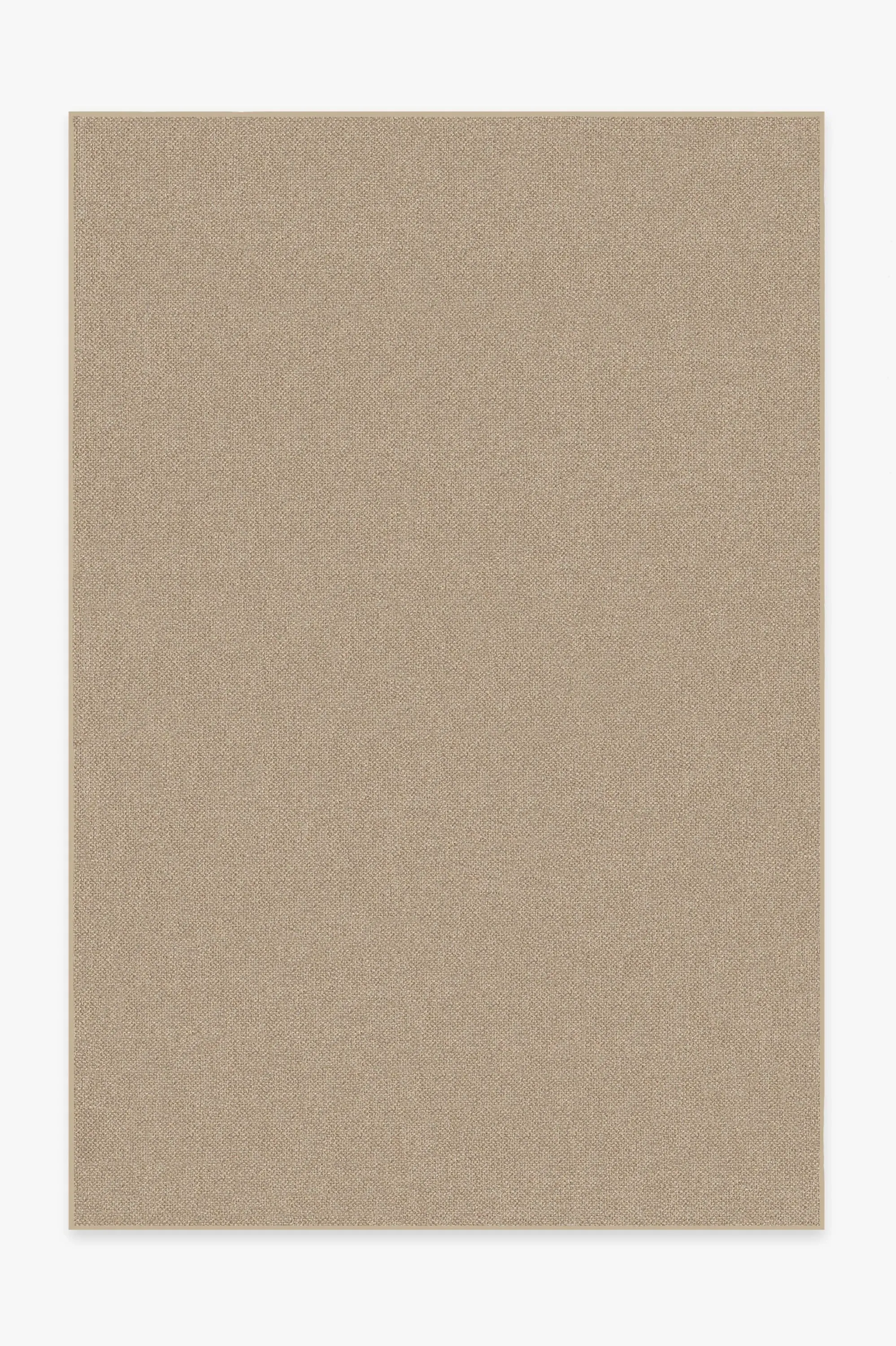 Medium Area Rug Machine Washable - Warm Sand