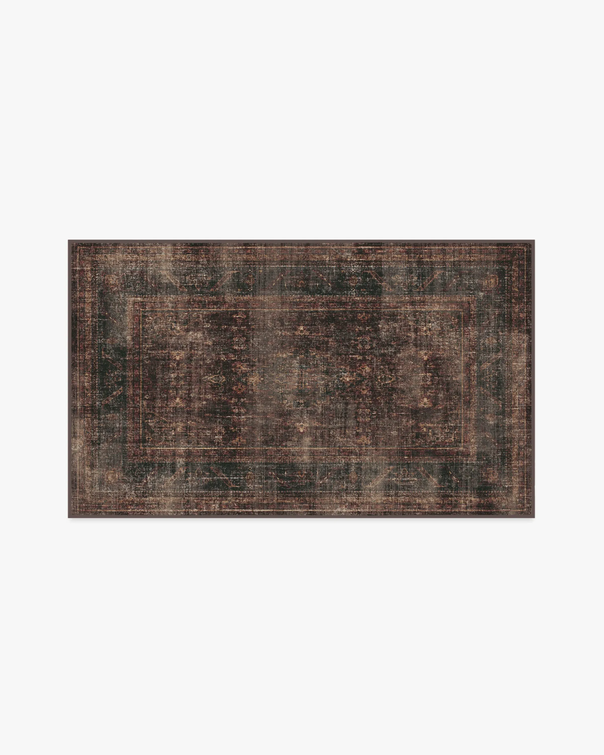 Medium Flatwoven Area Rug - Bordeaux Red