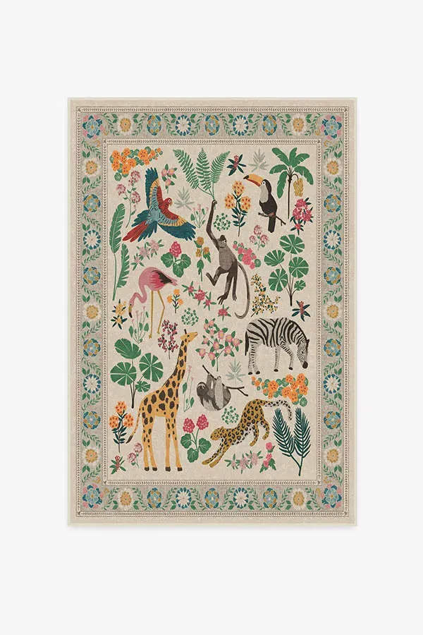 Medium Flatwoven Rug Machine Washable - Chenille