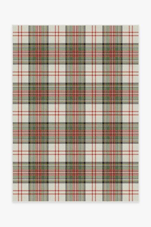 Medium Flatwoven Rug Machine Washable - Red