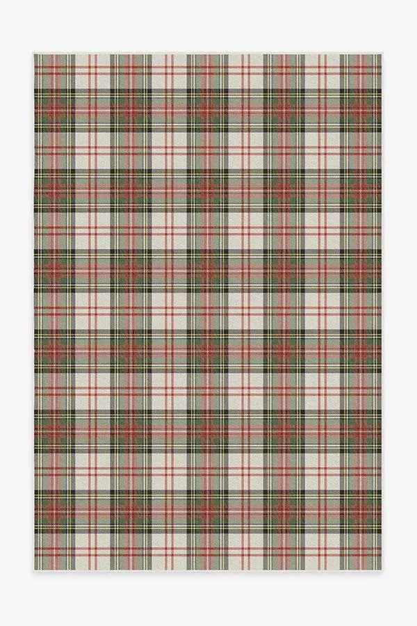 Medium Flatwoven Rug Machine Washable - Red
