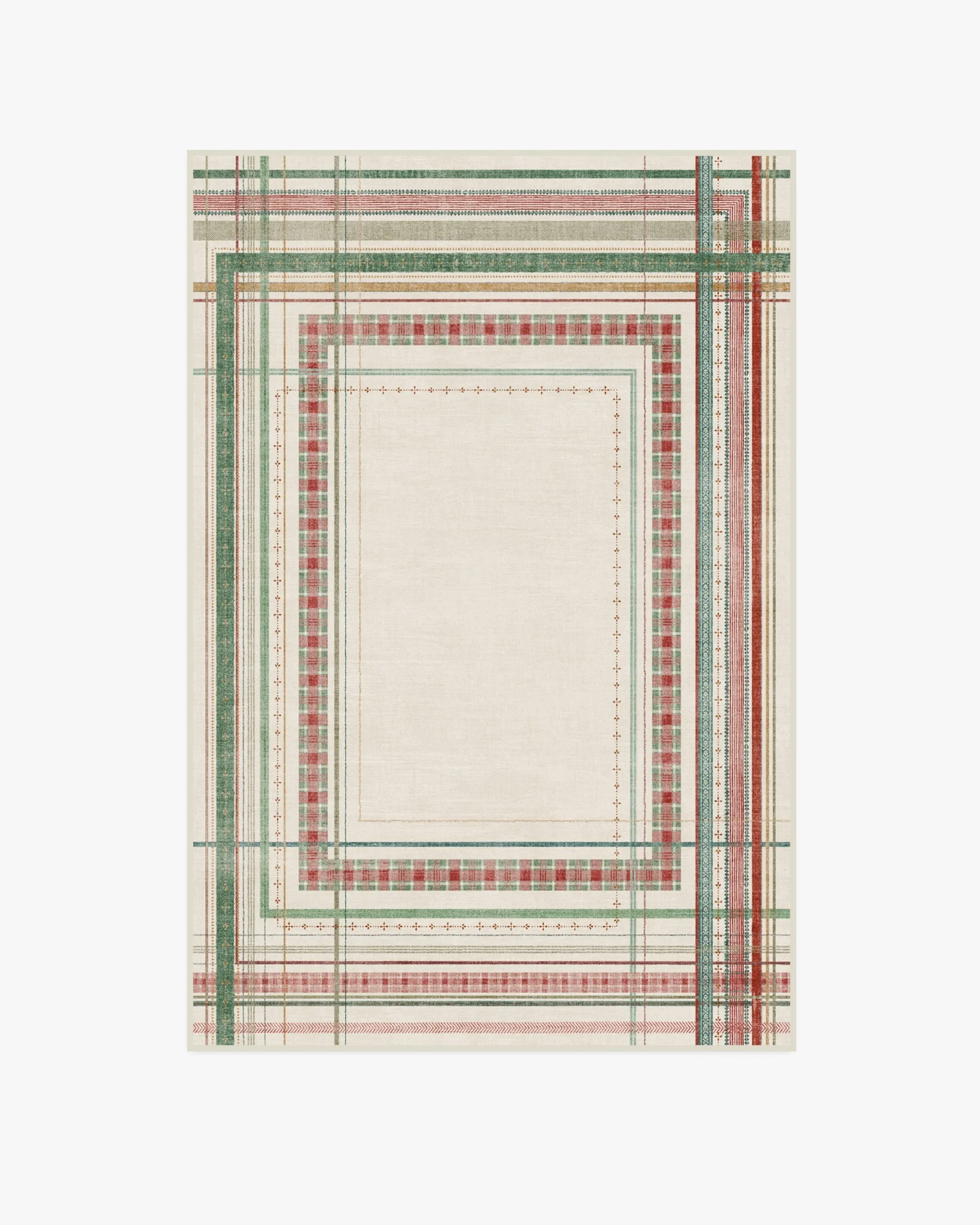 Medium Machine Washable Area Rug - Multicolor