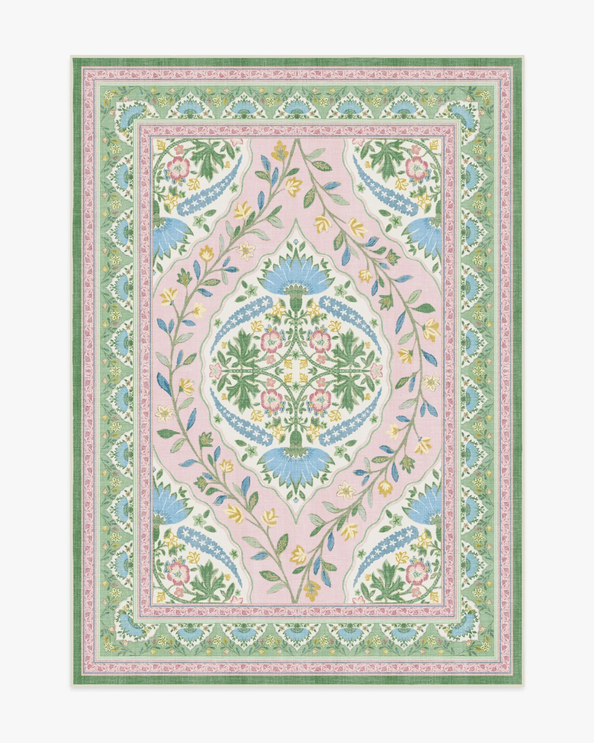 Medium Machine Washable Area Rug - Pink