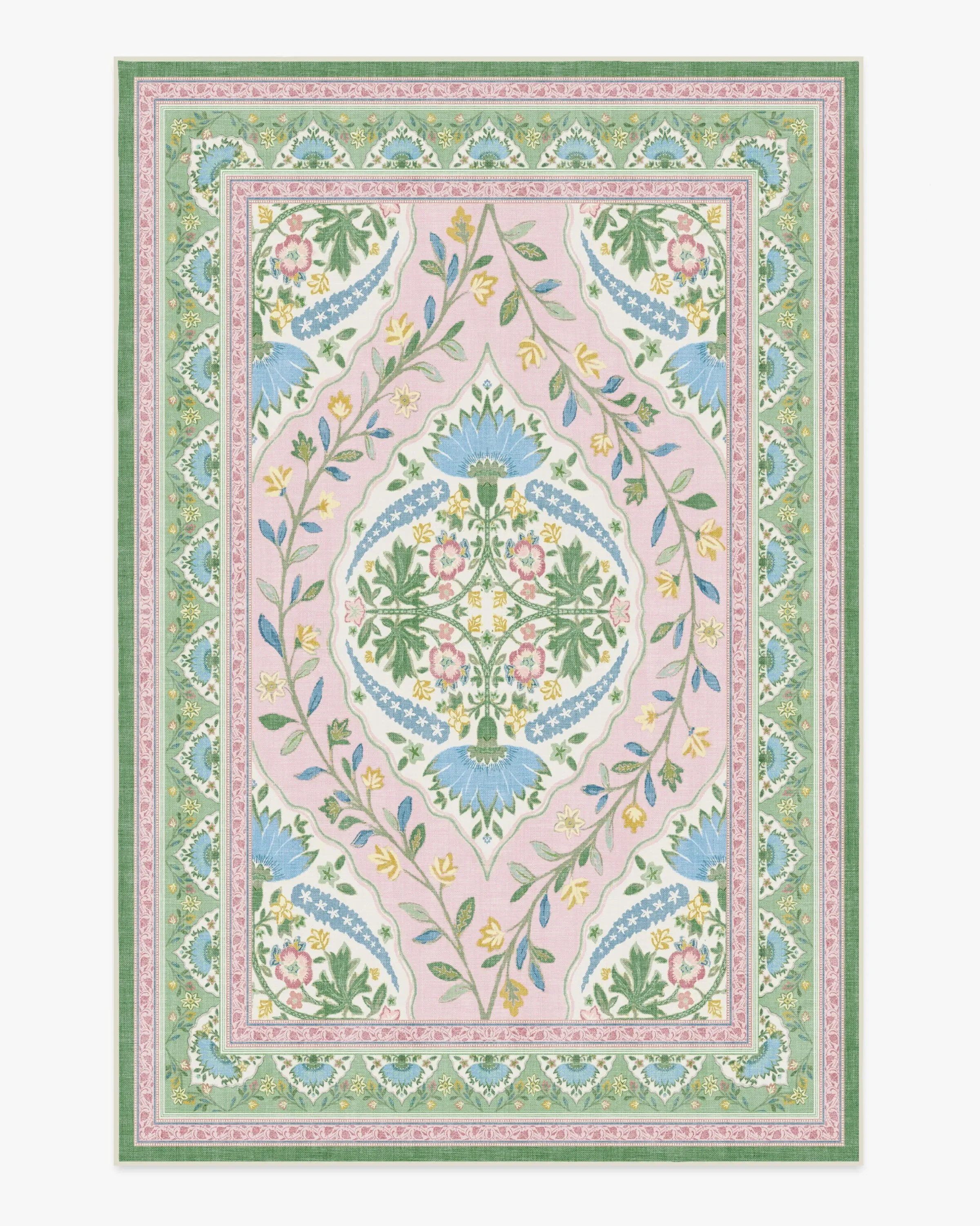 Medium Machine Washable Area Rug - Pink