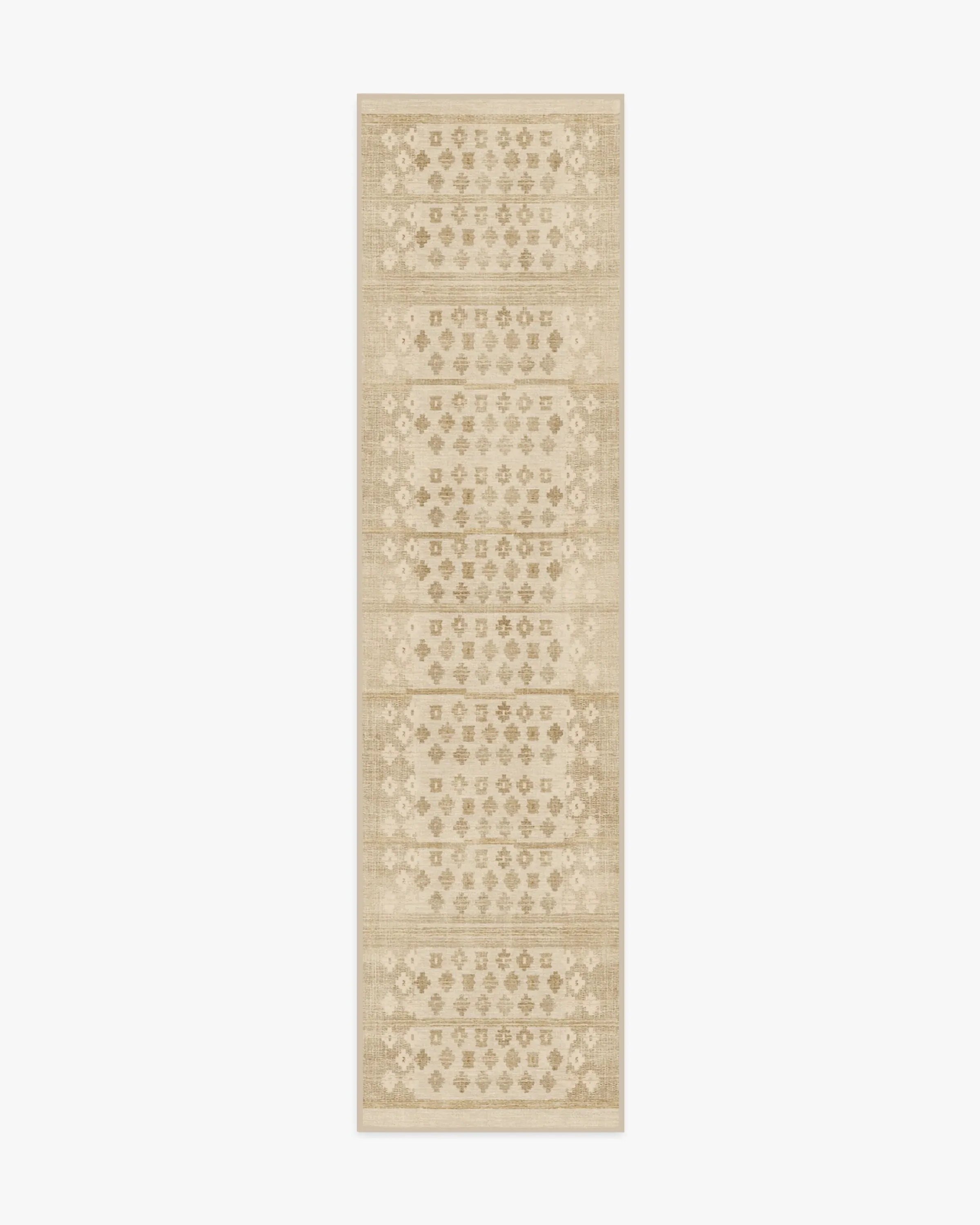 Medium Runner Machine Washable Rug - Natural