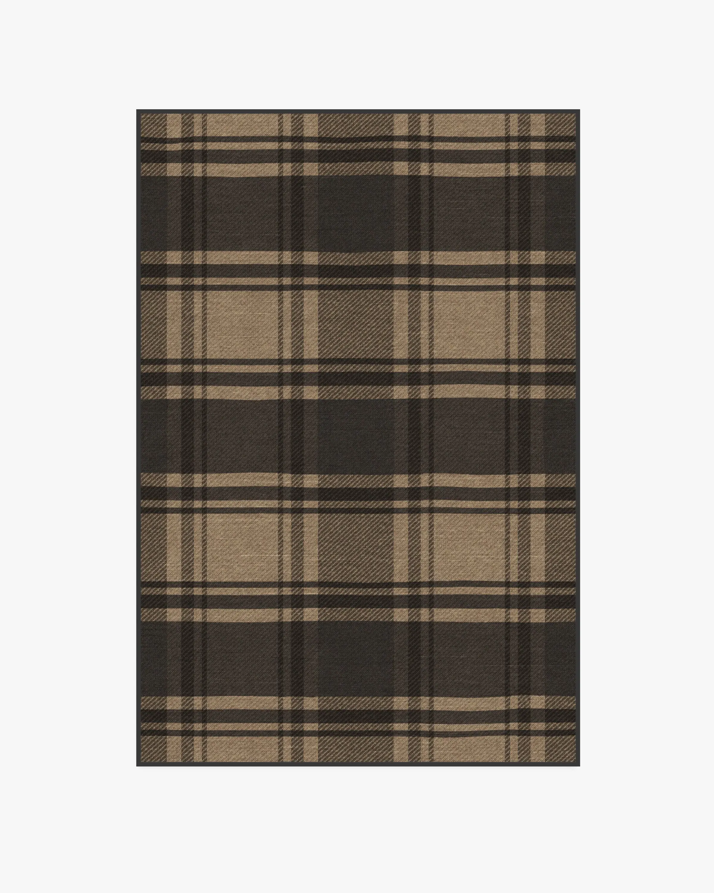 Medium Washable Area Rug - Charcoal, Flatwoven
