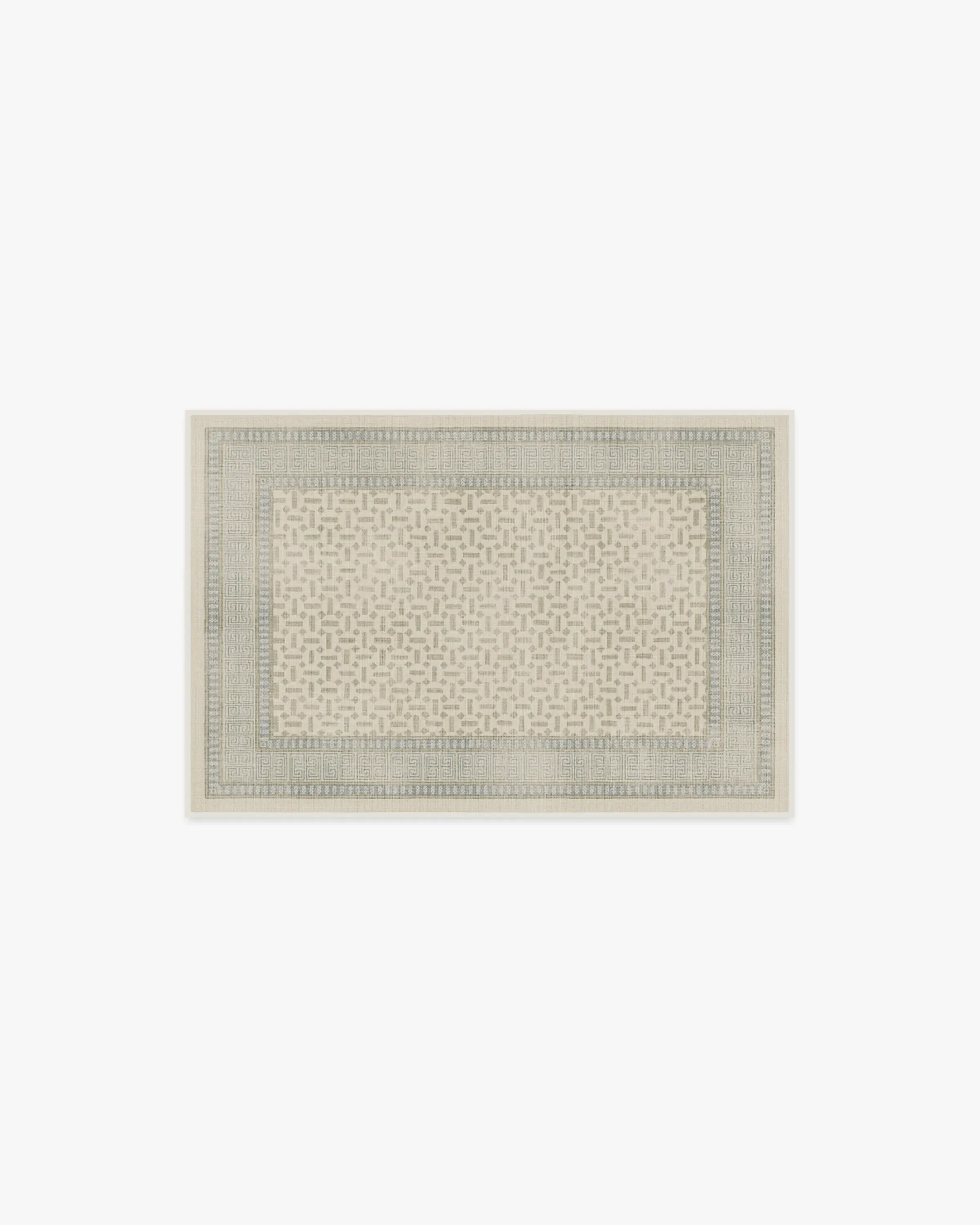 Mini Area Rug Machine Washable - Blue image