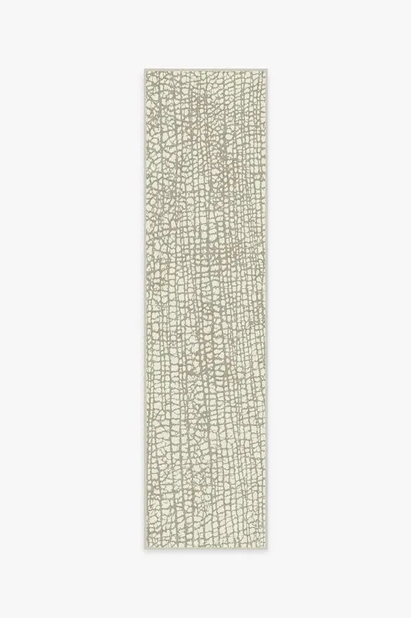 Mini Area Rug Machine Washable - Light Grey