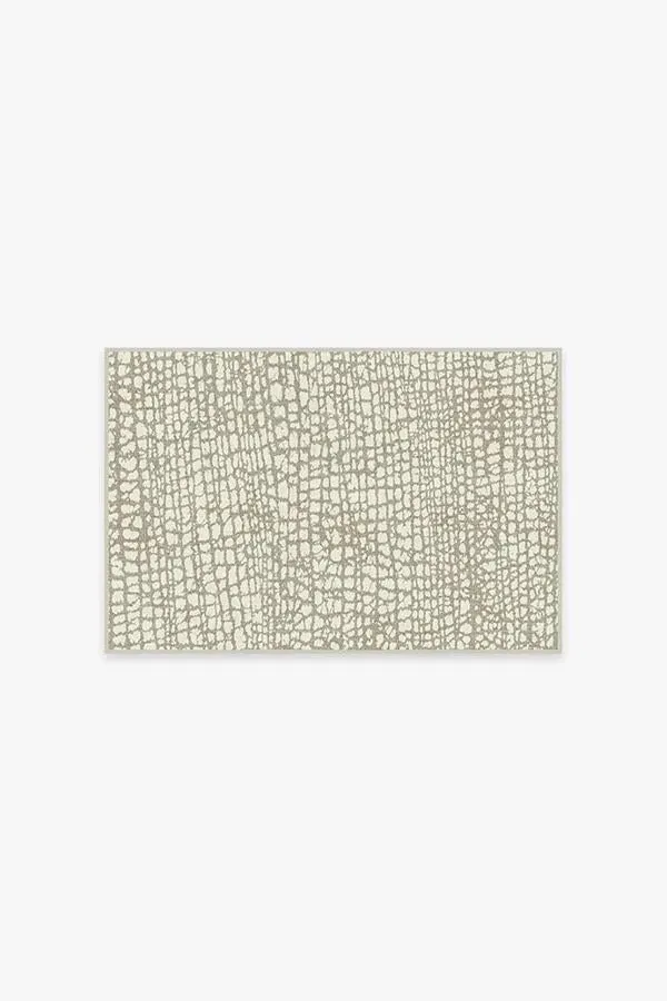 Mini Area Rug Machine Washable - Light Grey image