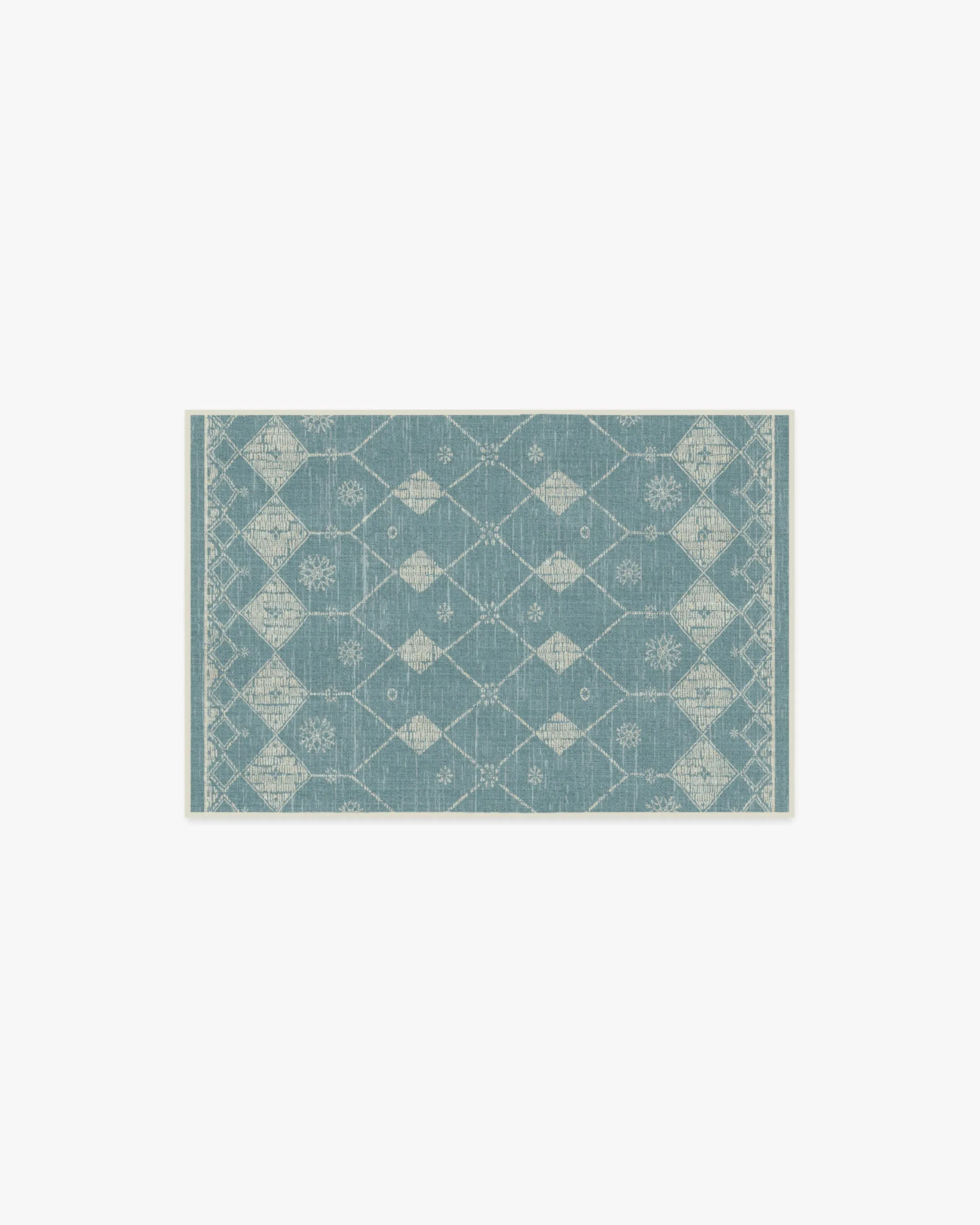 Mini Area Rug Machine Washable - Pale Blue image