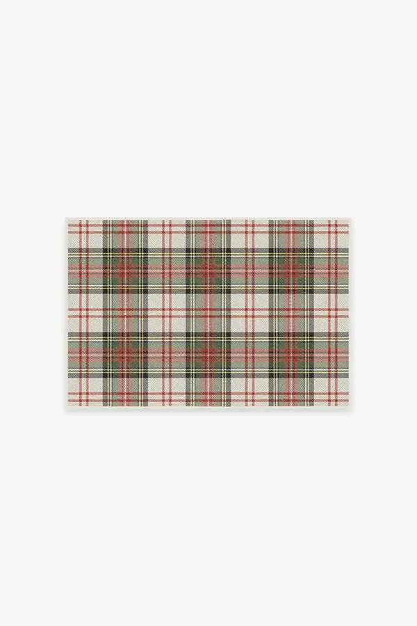 Mini Flatwoven Rug Machine Washable - Red image