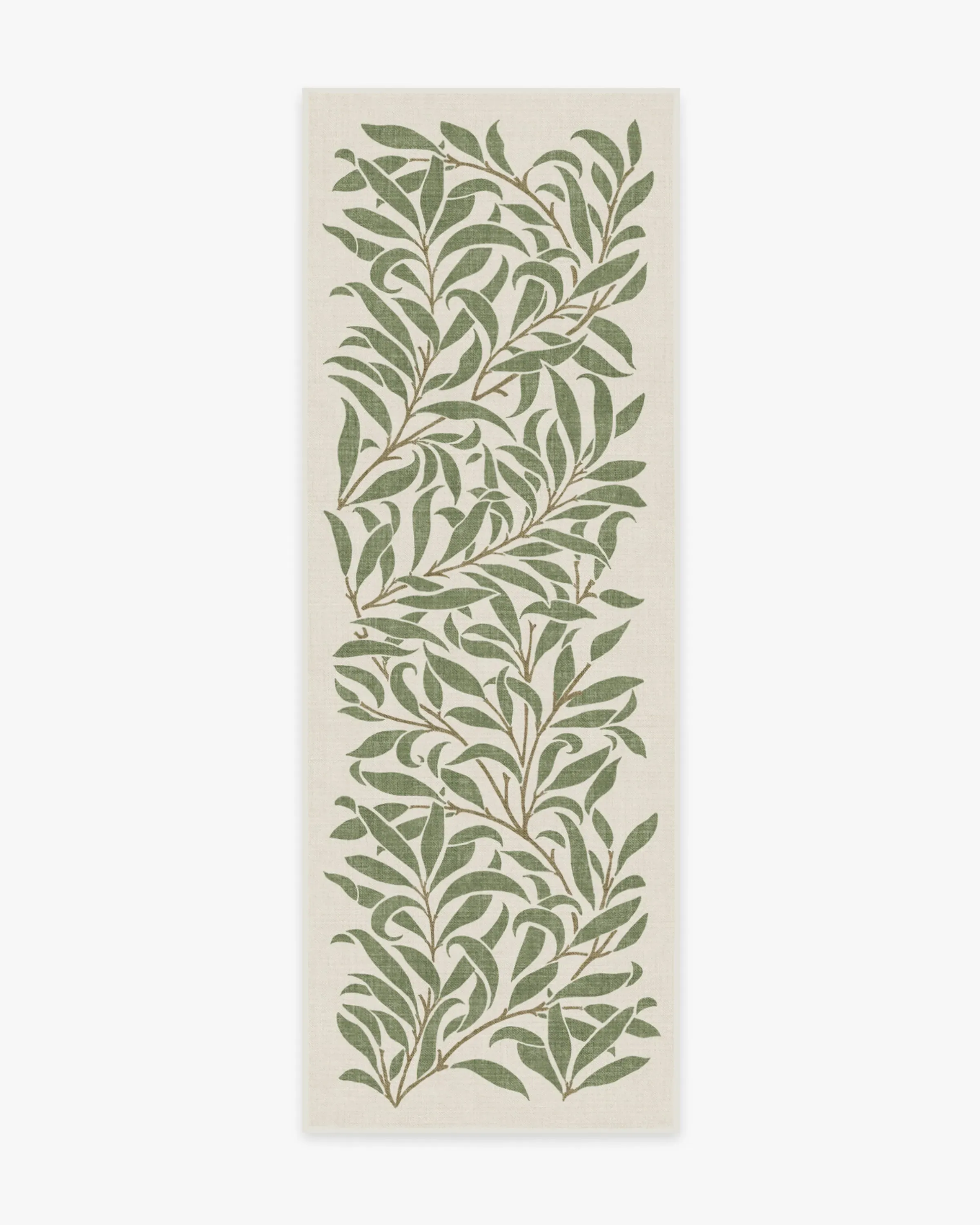 Narrow Area Rug Machine Washable - Green
