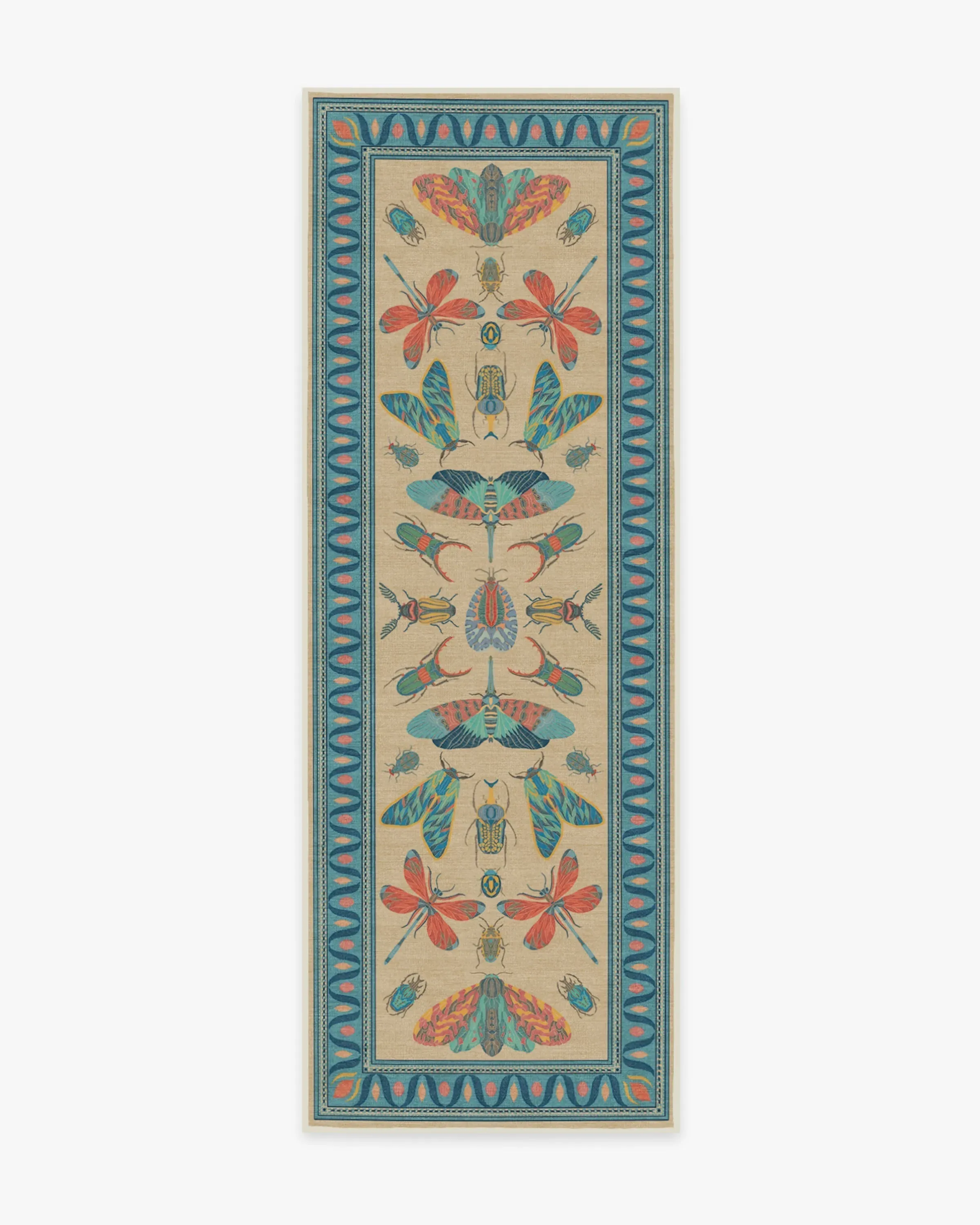 Narrow Area Rug Machine Washable - Multicolor