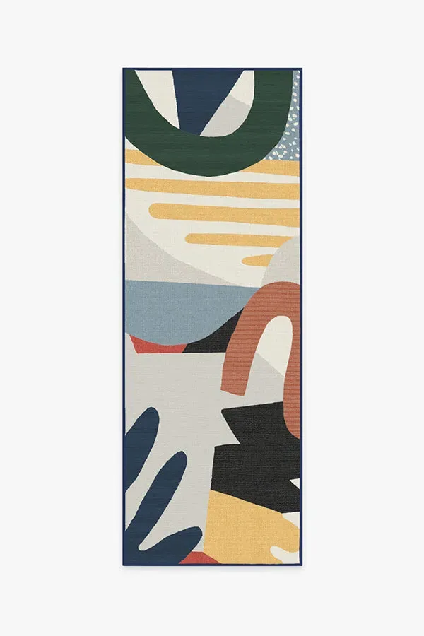 Narrow Runner Rug Machine Washable - Multicolour