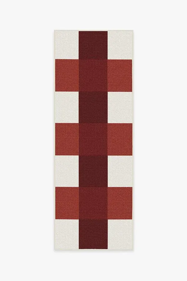Narrow Runner Rug Machine Washable - Red