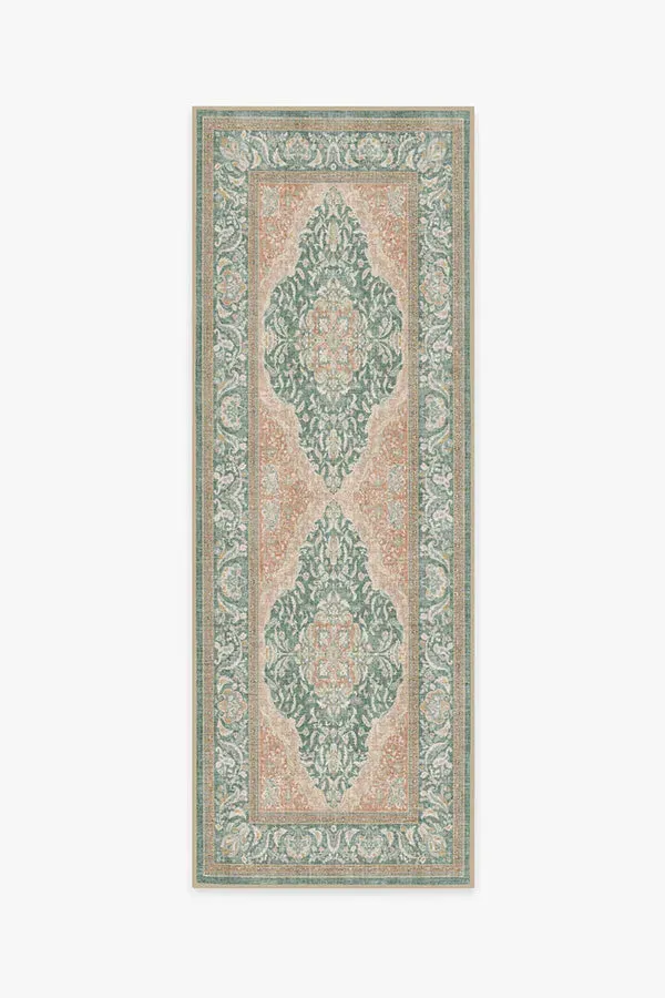 Narrow Runner Rug Machine Washable - Sage