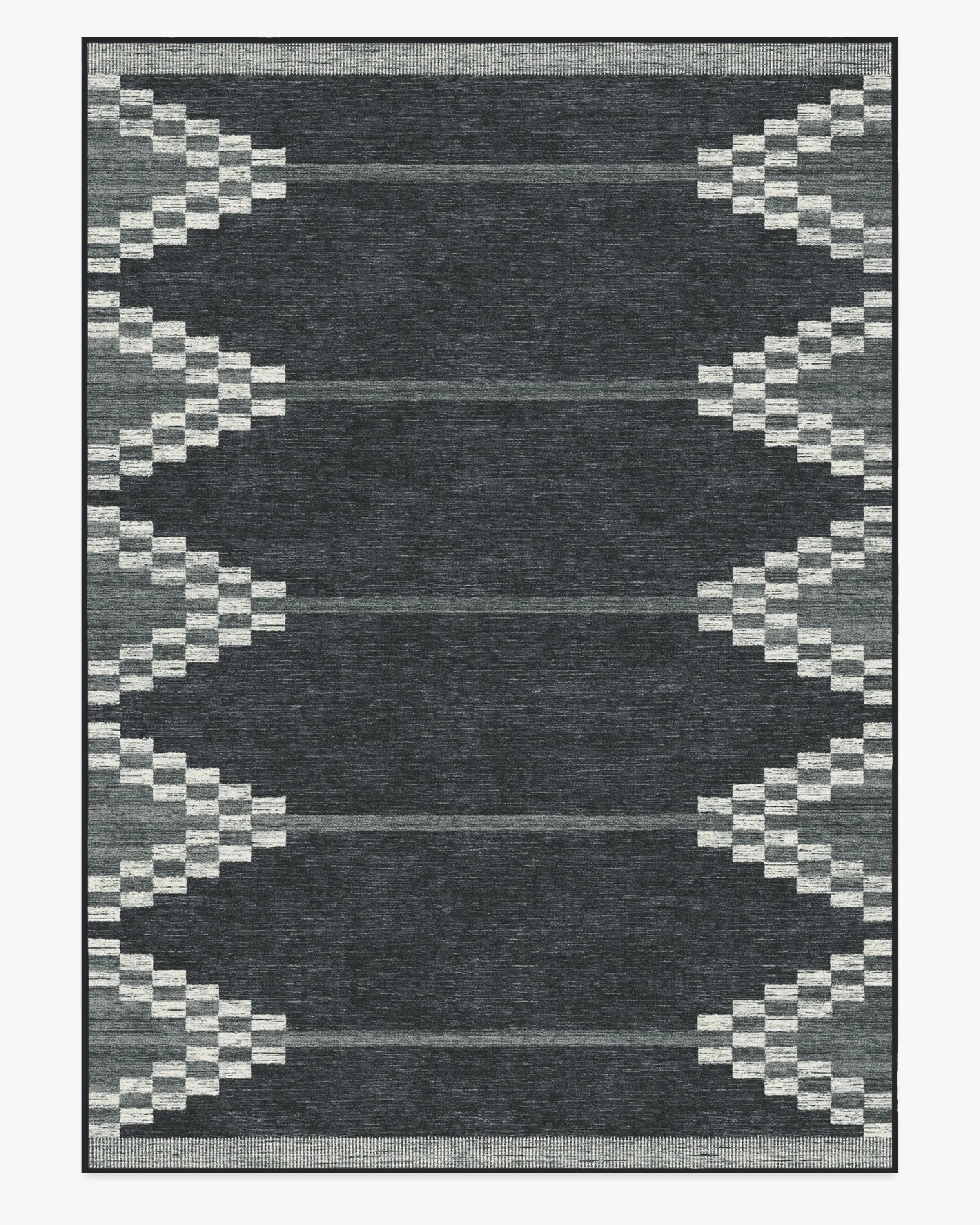 Oversized Area Rug Machine Washable - Black