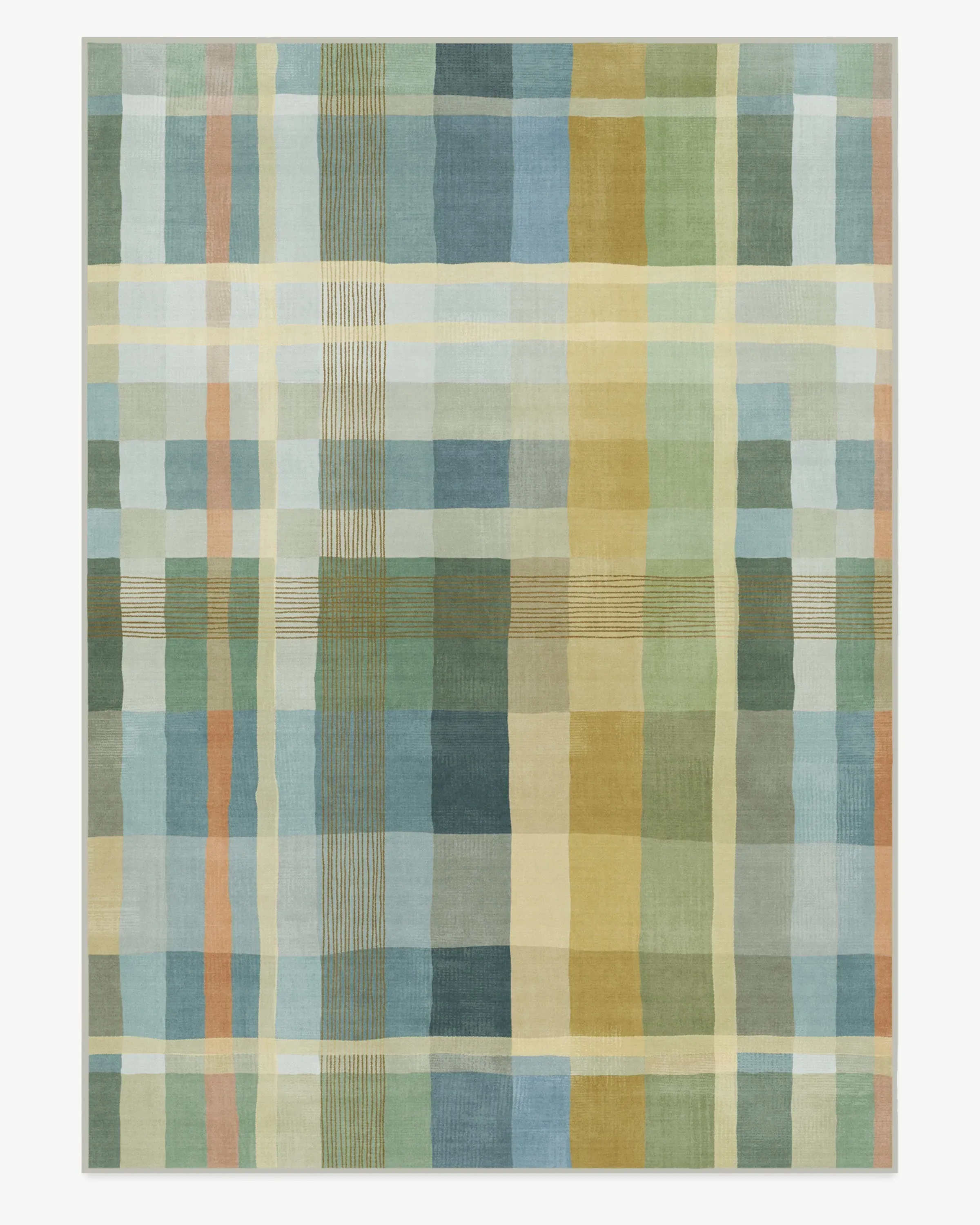 Oversized Area Rug Machine Washable - Blue