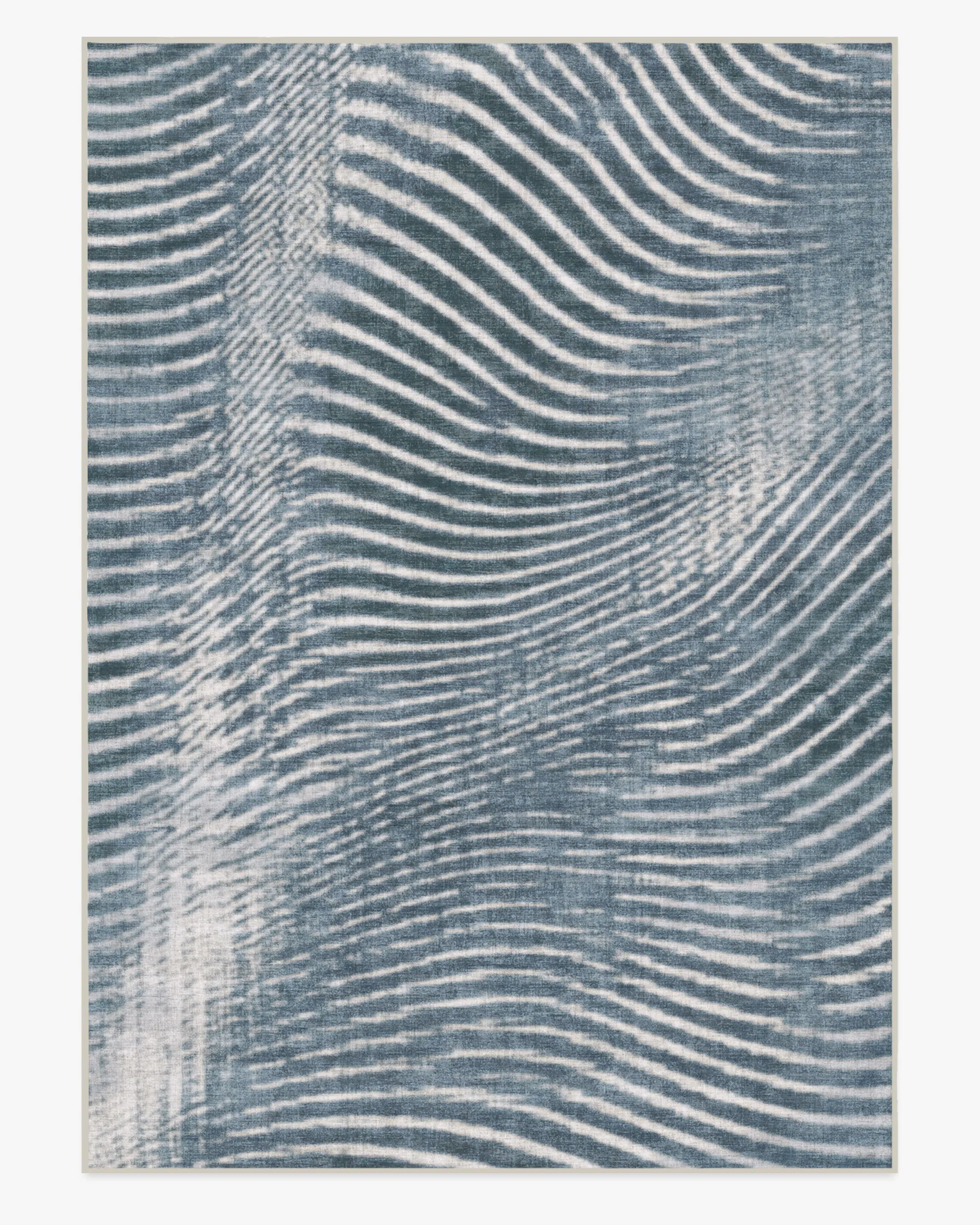 Oversized Area Rug Machine Washable - Blue