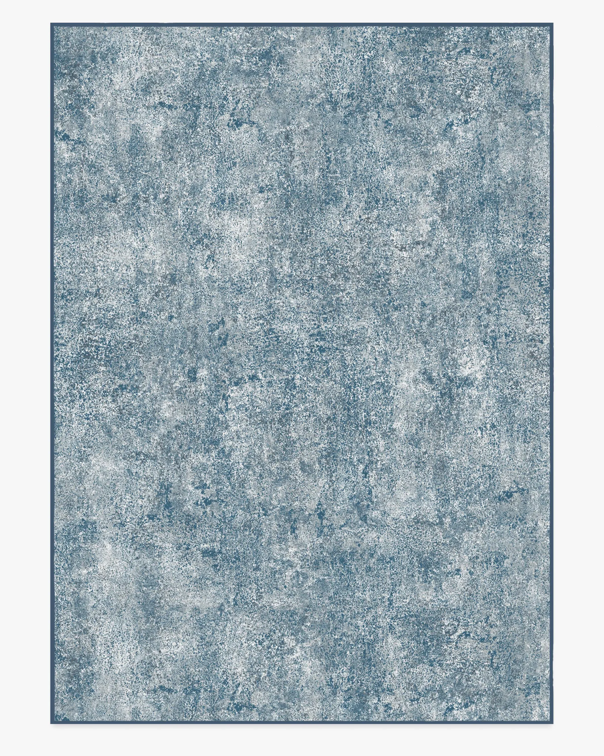 Oversized Area Rug Machine Washable - Blue