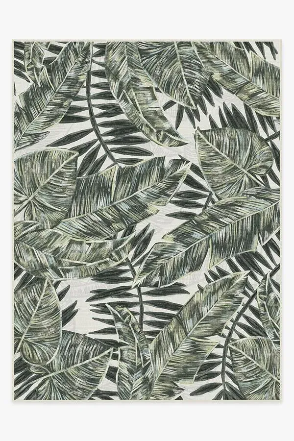 Oversized Area Rug Machine Washable - Green