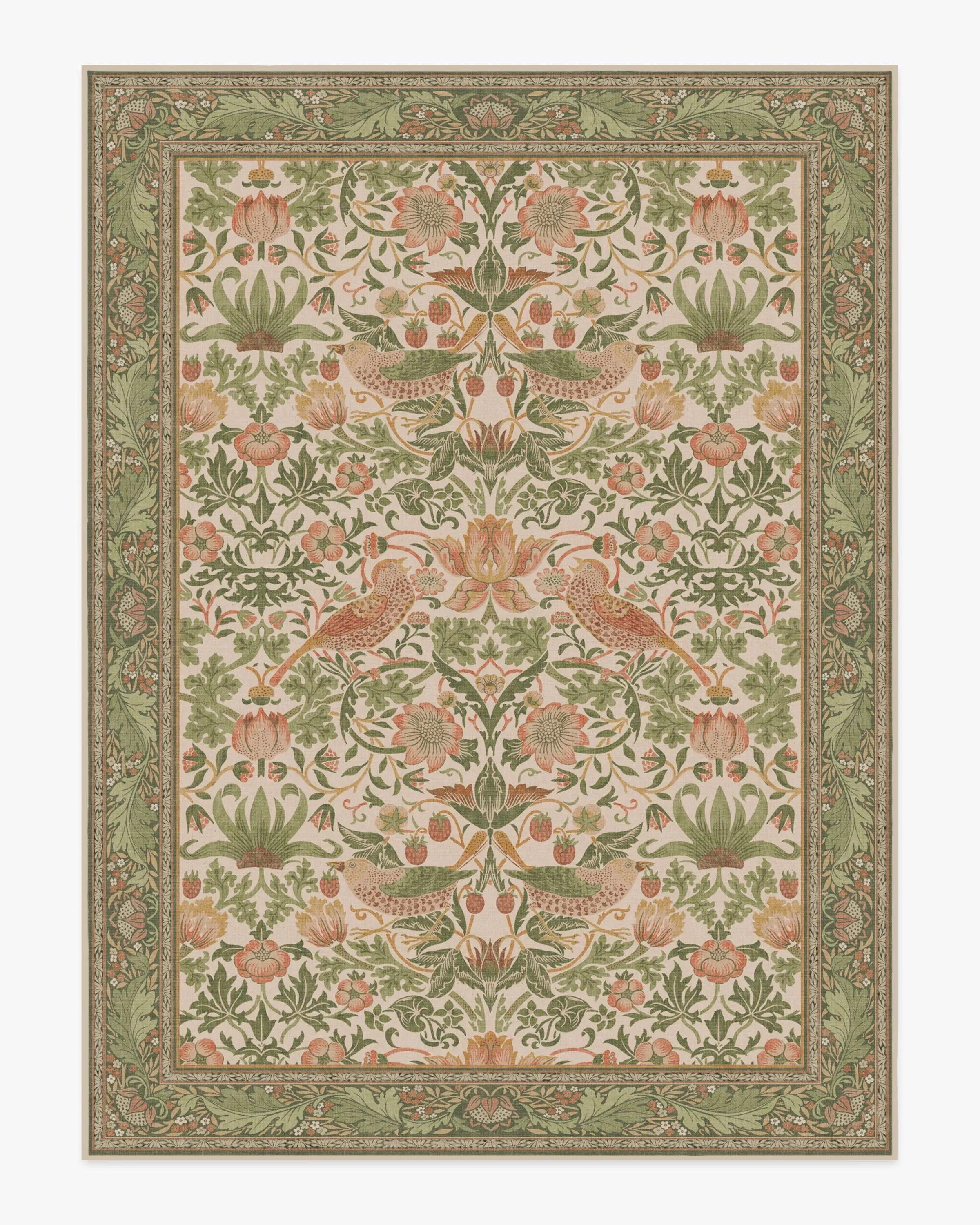Oversized Area Rug Machine Washable - Sage