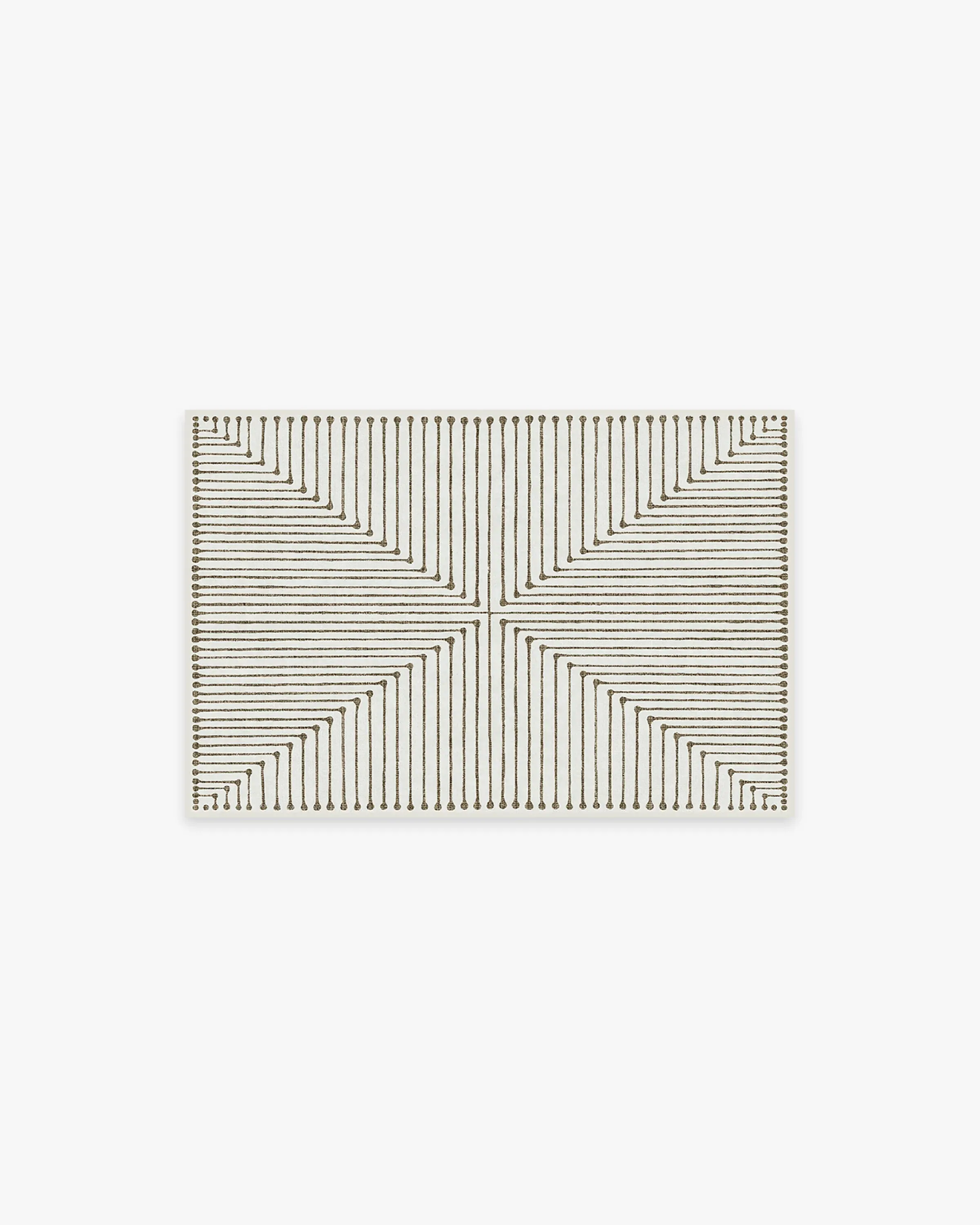 Rectangular Area Rug Machine Washable - Camel, Ivory image