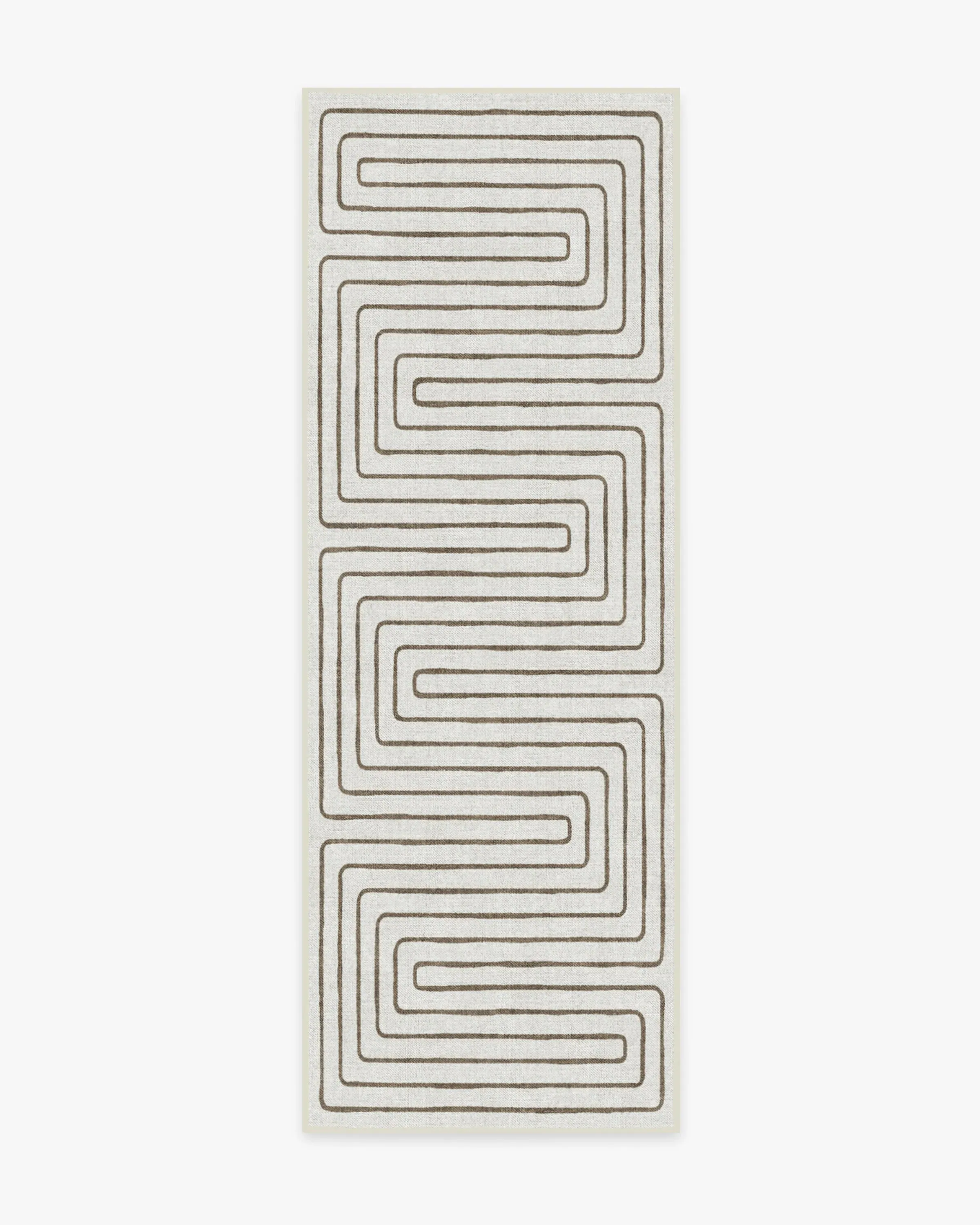 Rectangular Area Rug Machine Washable - Camel