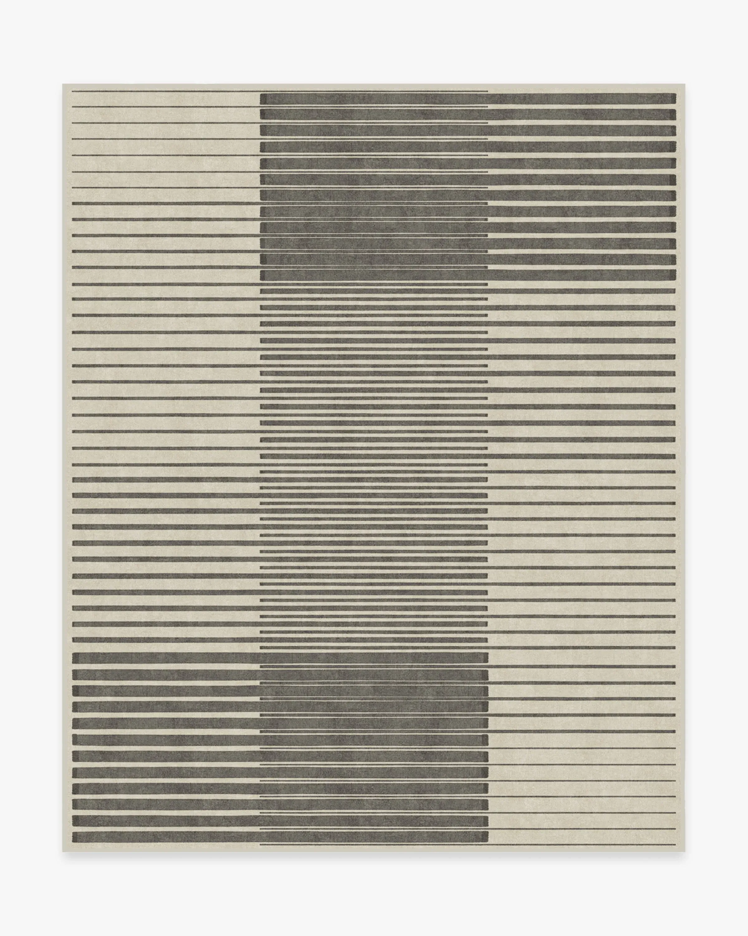 Rectangular Area Rug Machine Washable - Grey