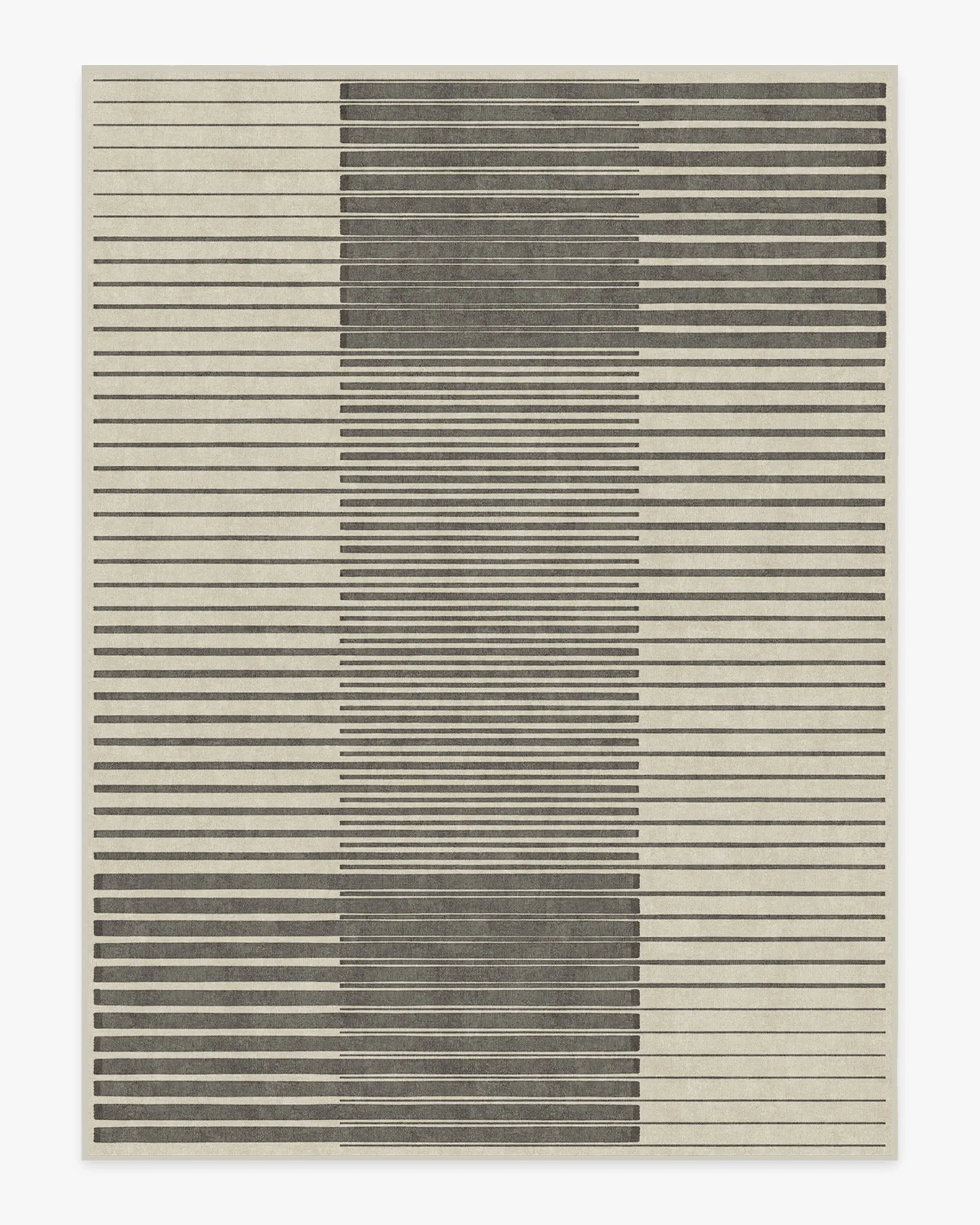 Rectangular Area Rug Machine Washable - Grey