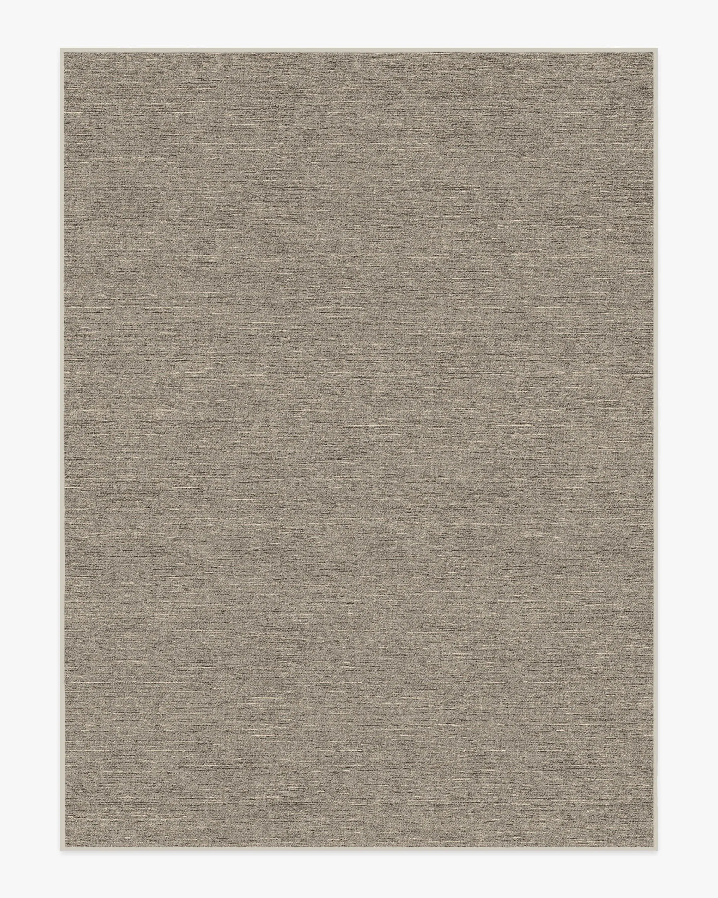 Rectangular Area Rug Machine Washable - Grey