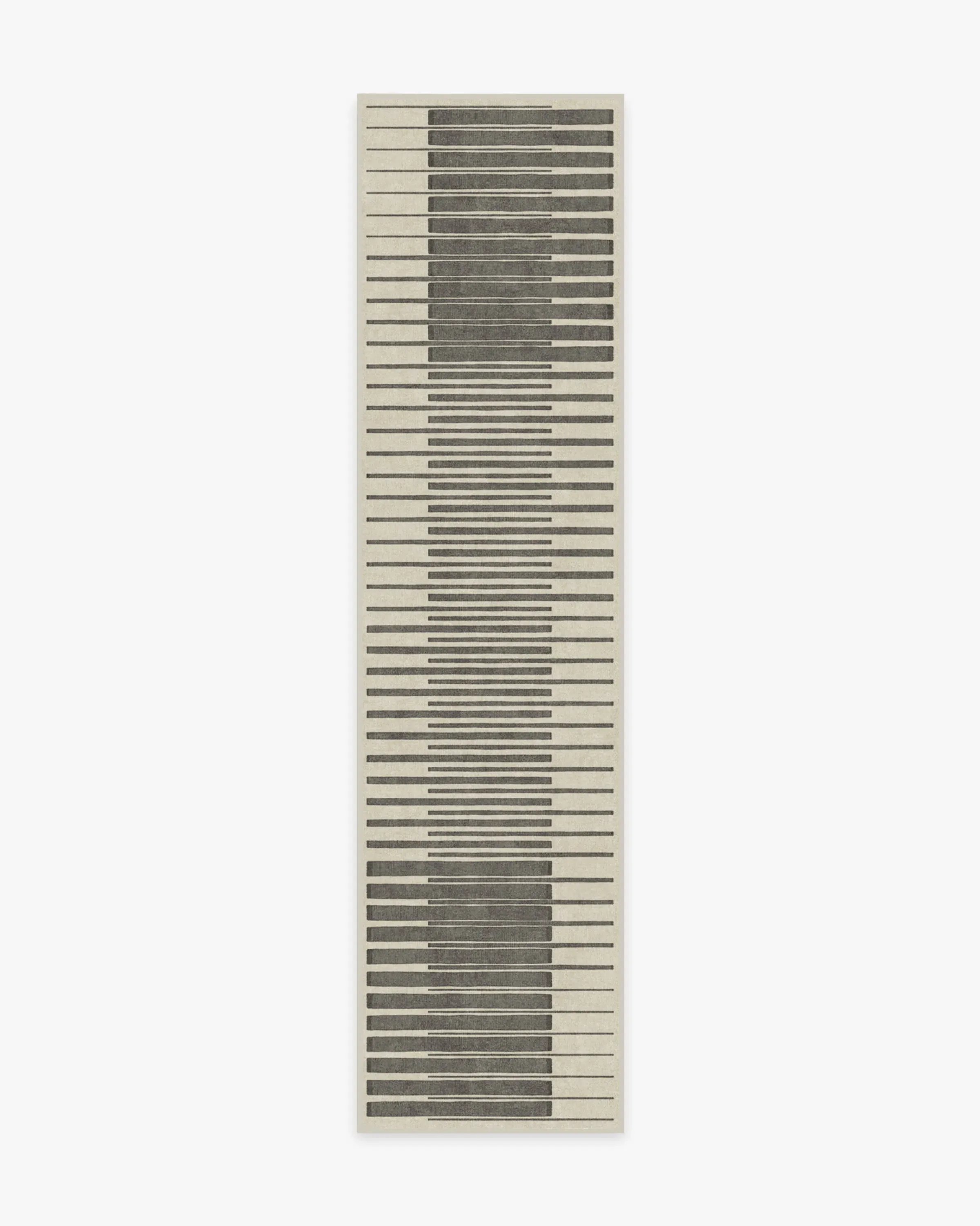 Rectangular Area Rug Machine Washable - Grey