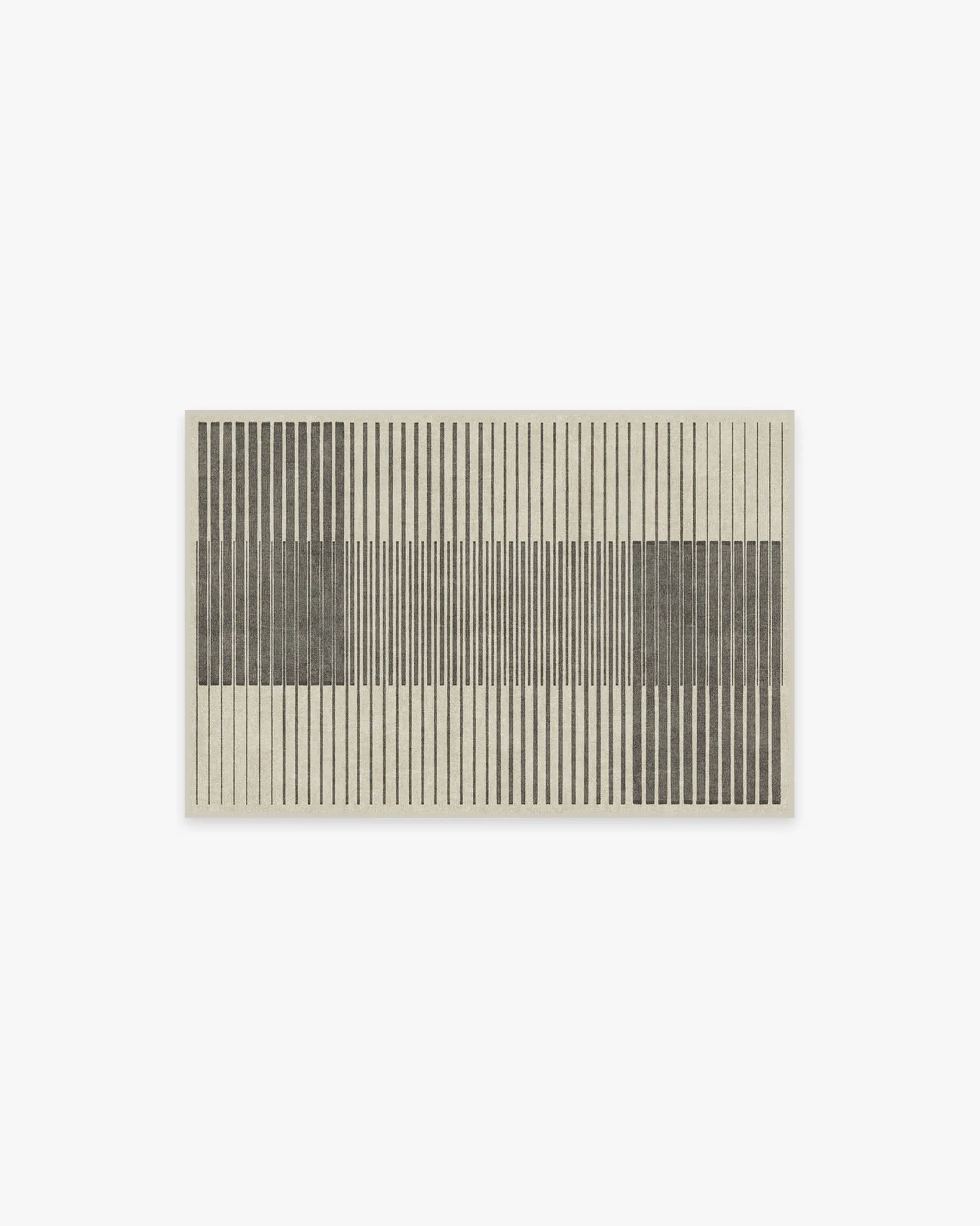 Rectangular Area Rug Machine Washable - Grey image