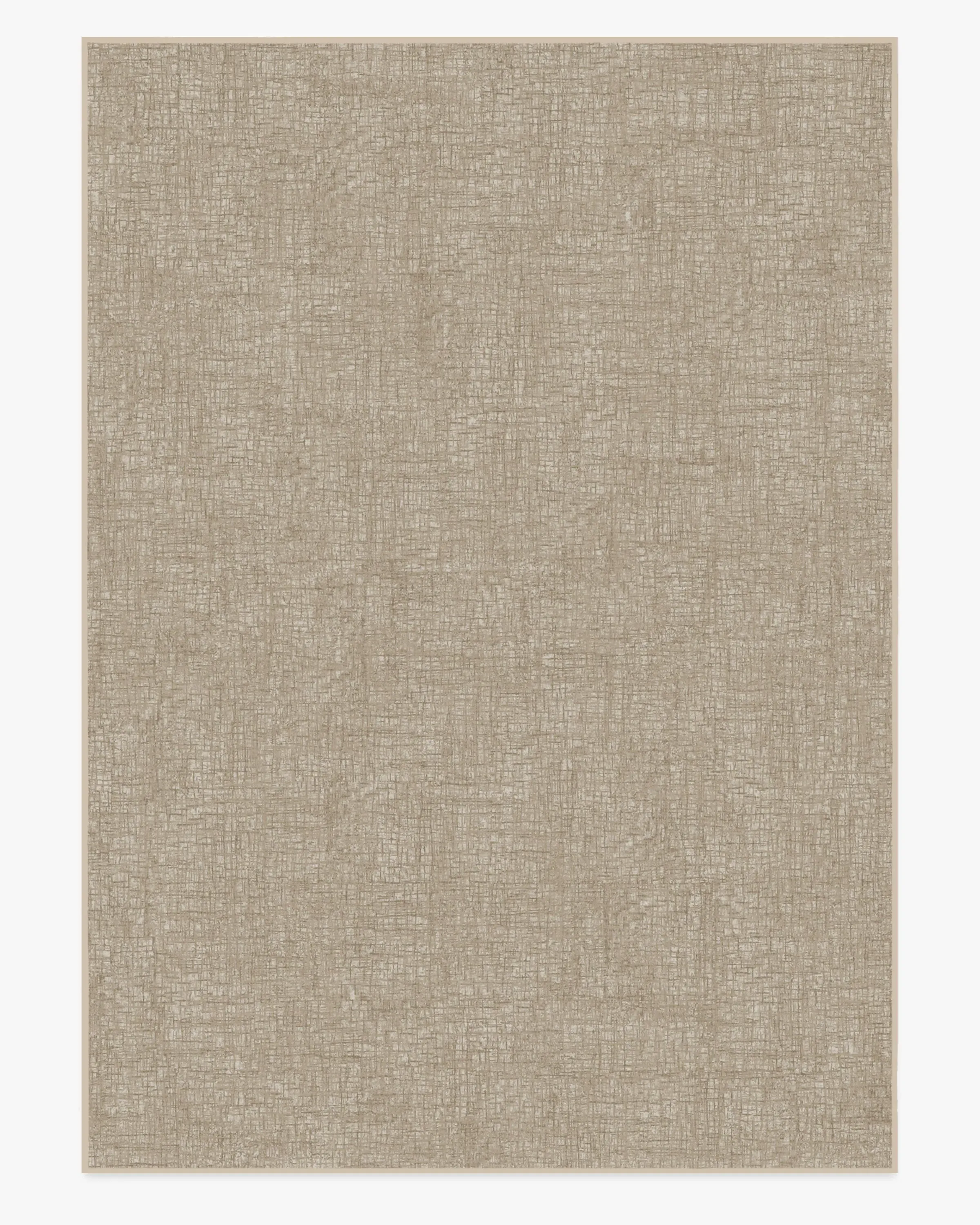 Rectangular Area Rug Machine Washable - Natural