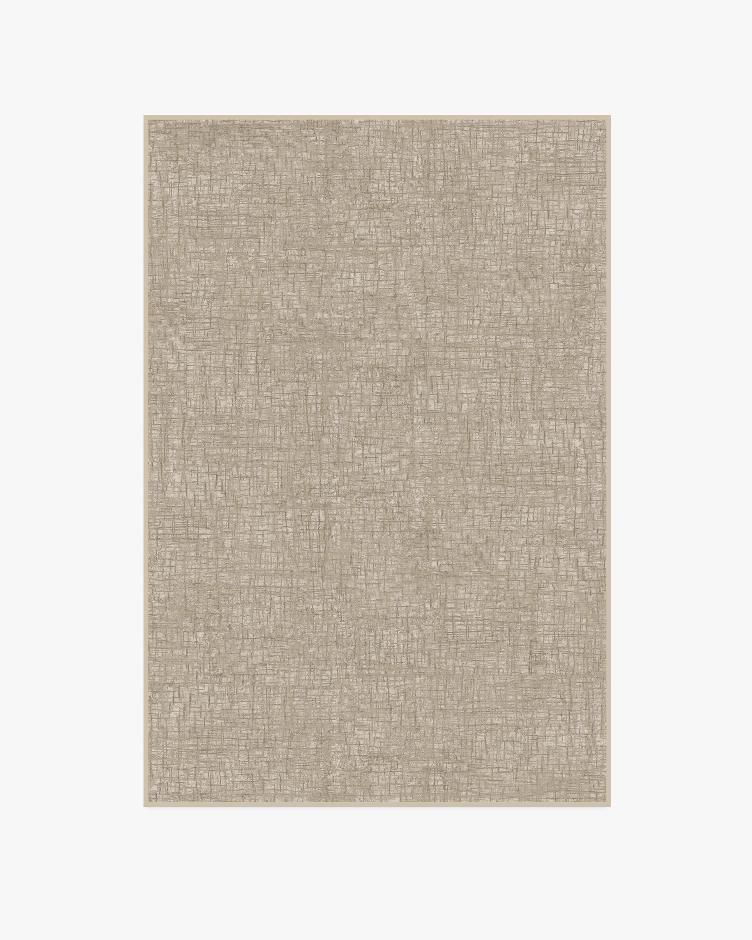 Rectangular Area Rug Machine Washable - Natural