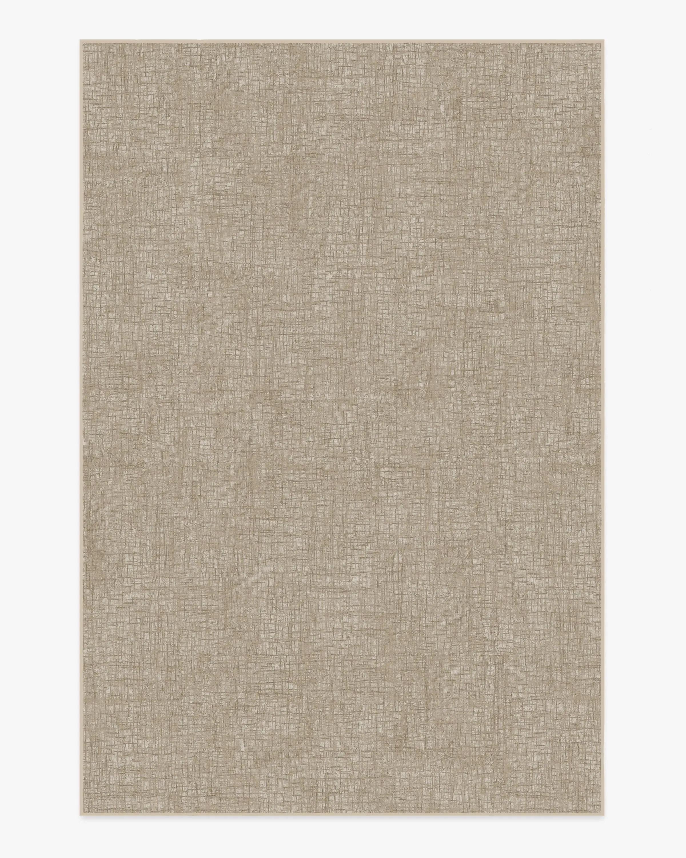 Rectangular Area Rug Machine Washable - Natural