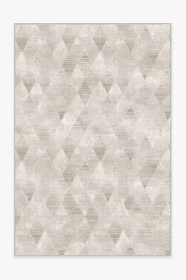 Rectangular Area Rug Machine Washable - Neutral