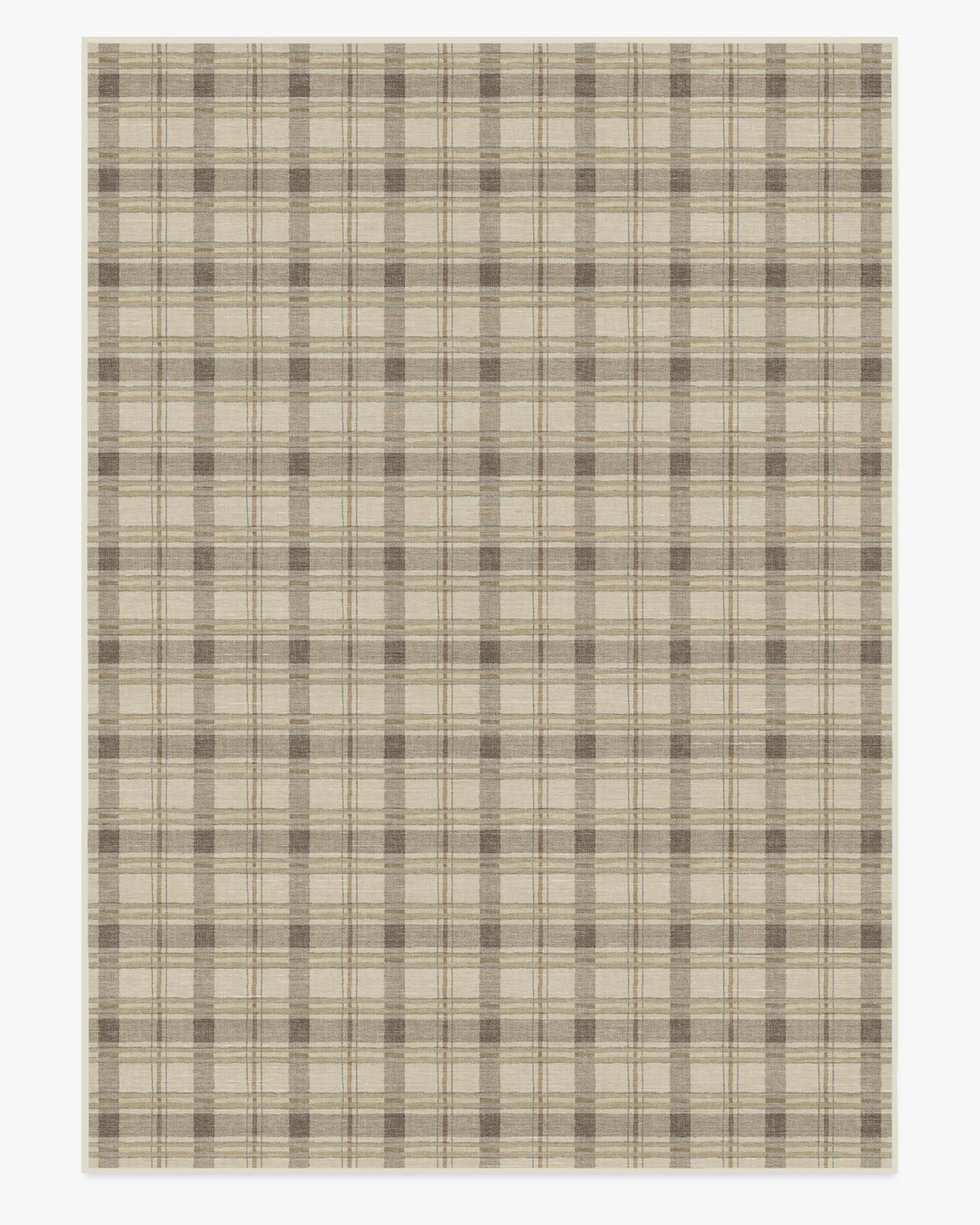 Rectangular Area Rug Machine Washable - Neutral
