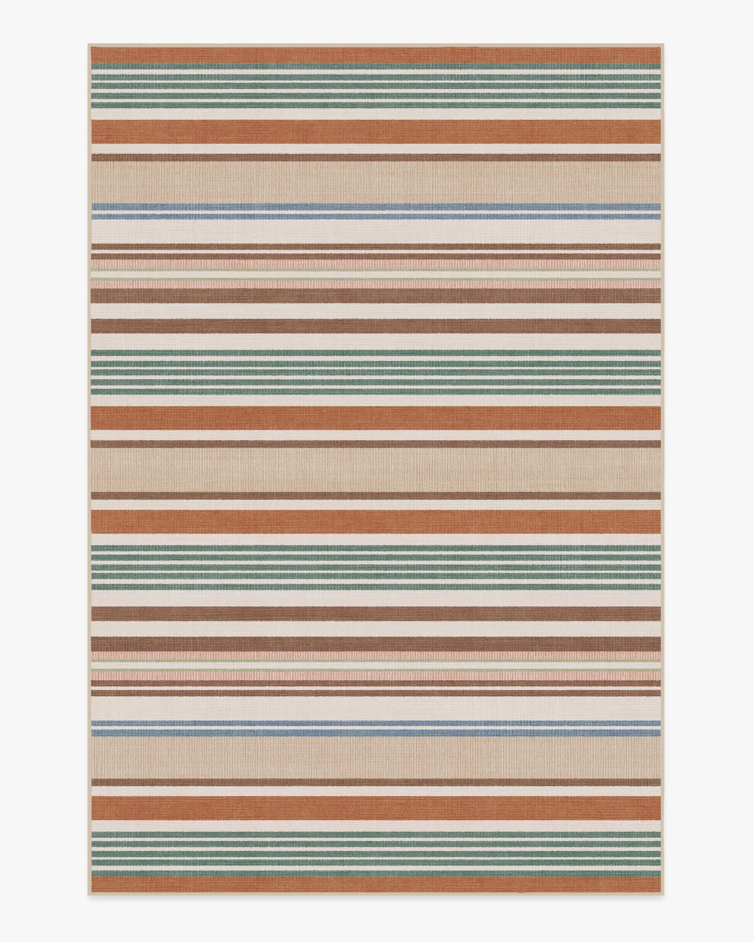 Rectangular Area Rug Machine Washable - Red
