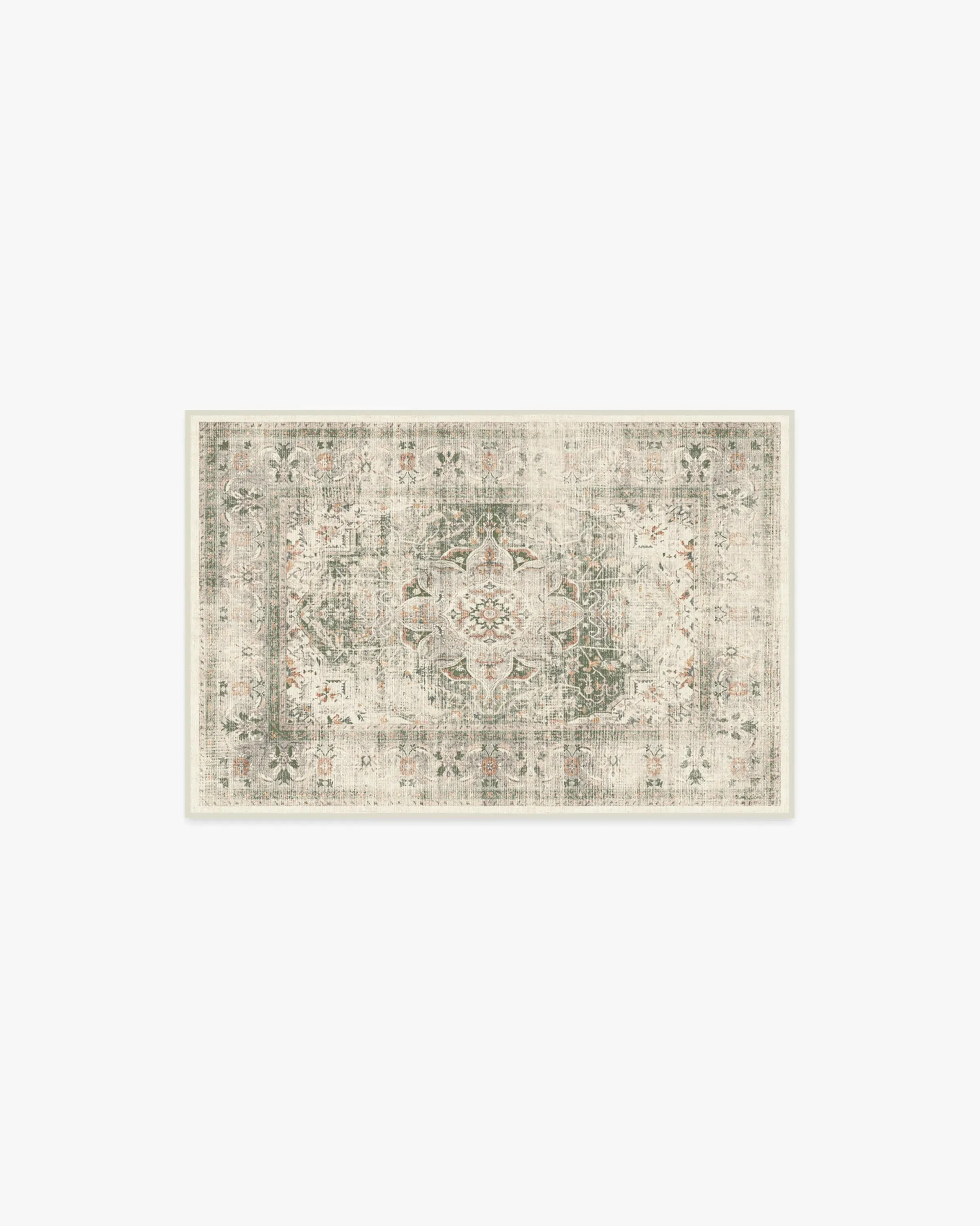Rectangular Area Rug Machine Washable - Sage image