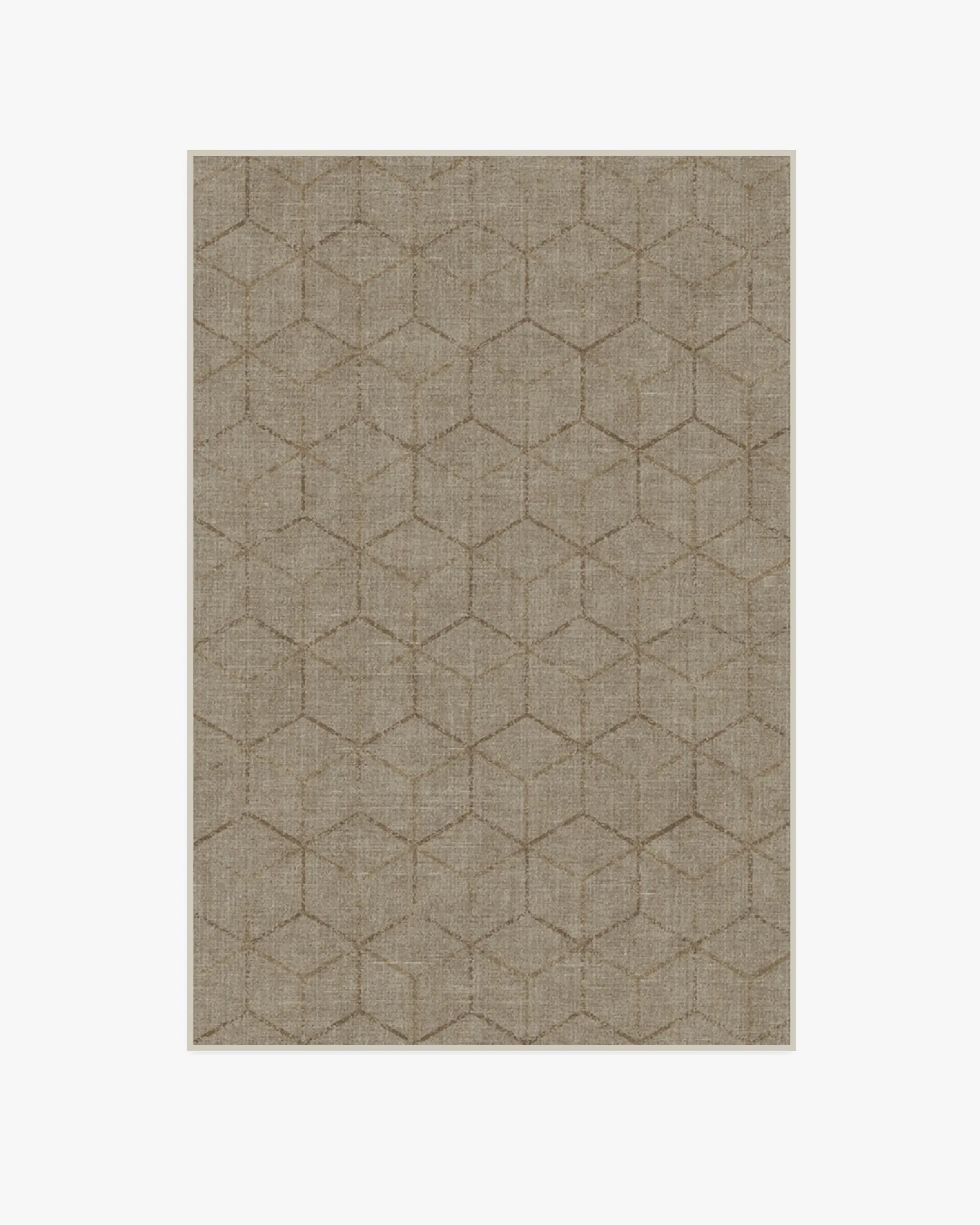 Rectangular Area Rug - Natural Stone