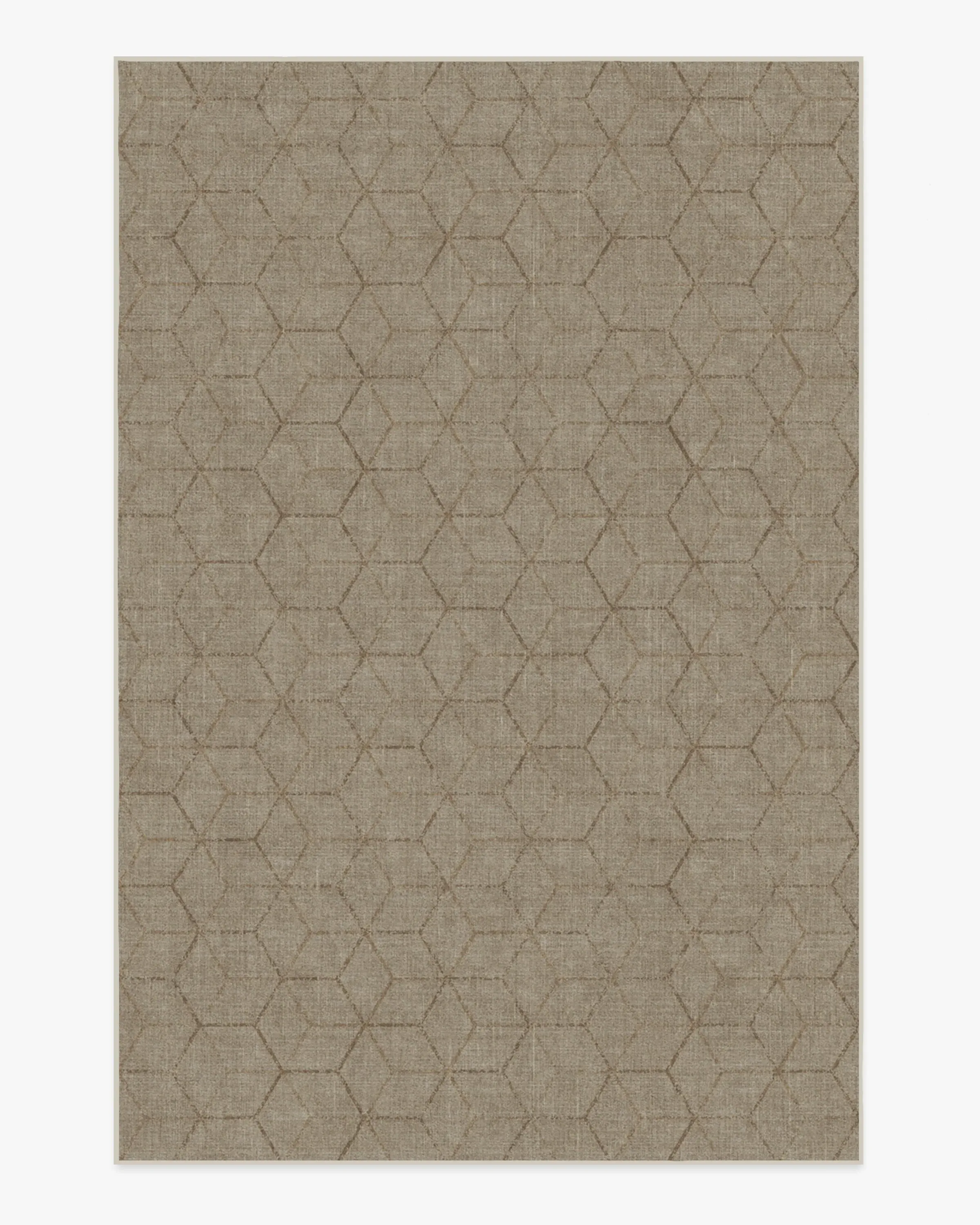 Rectangular Area Rug - Natural Stone