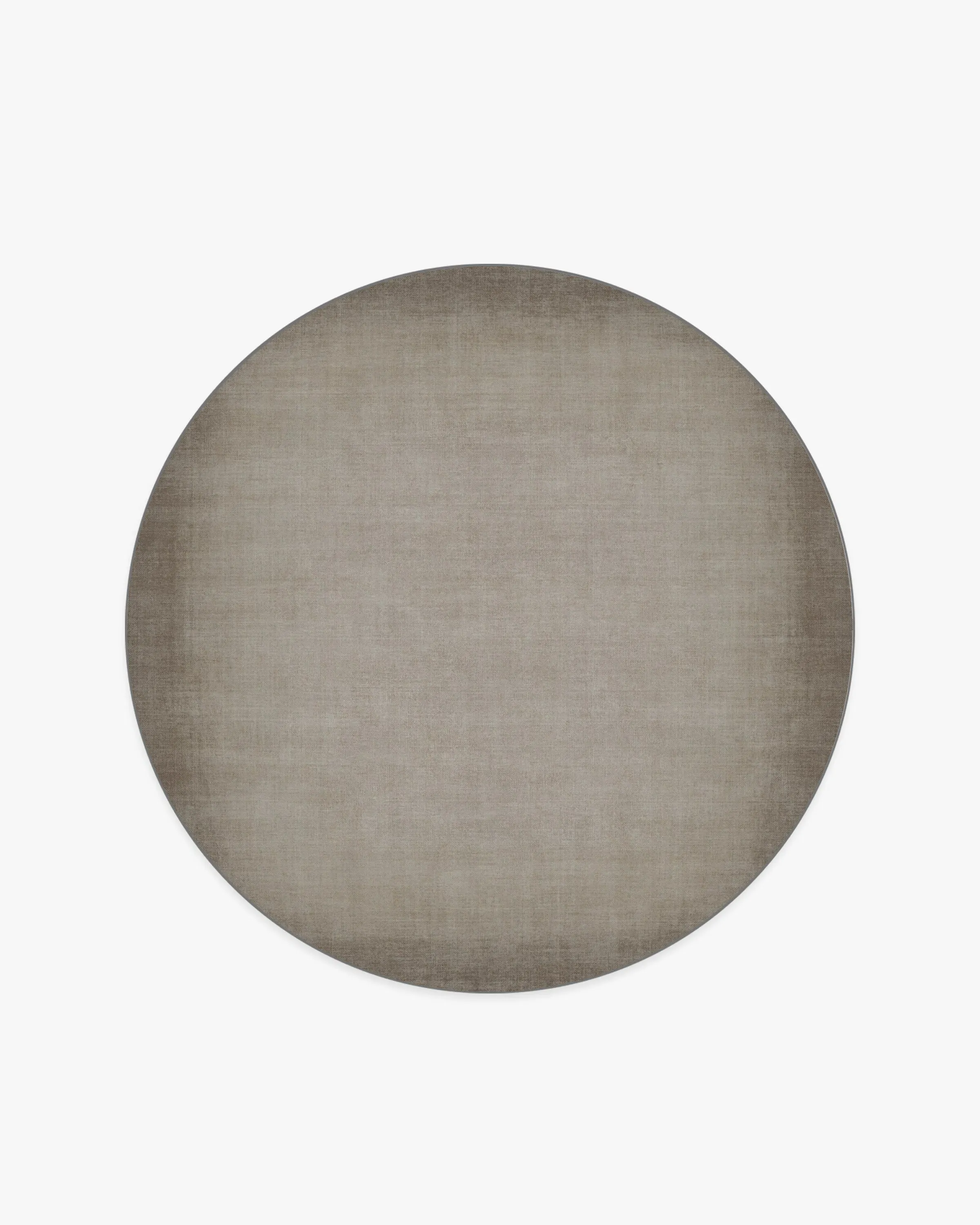 Round Area Rug Machine Washable - Ash Grey